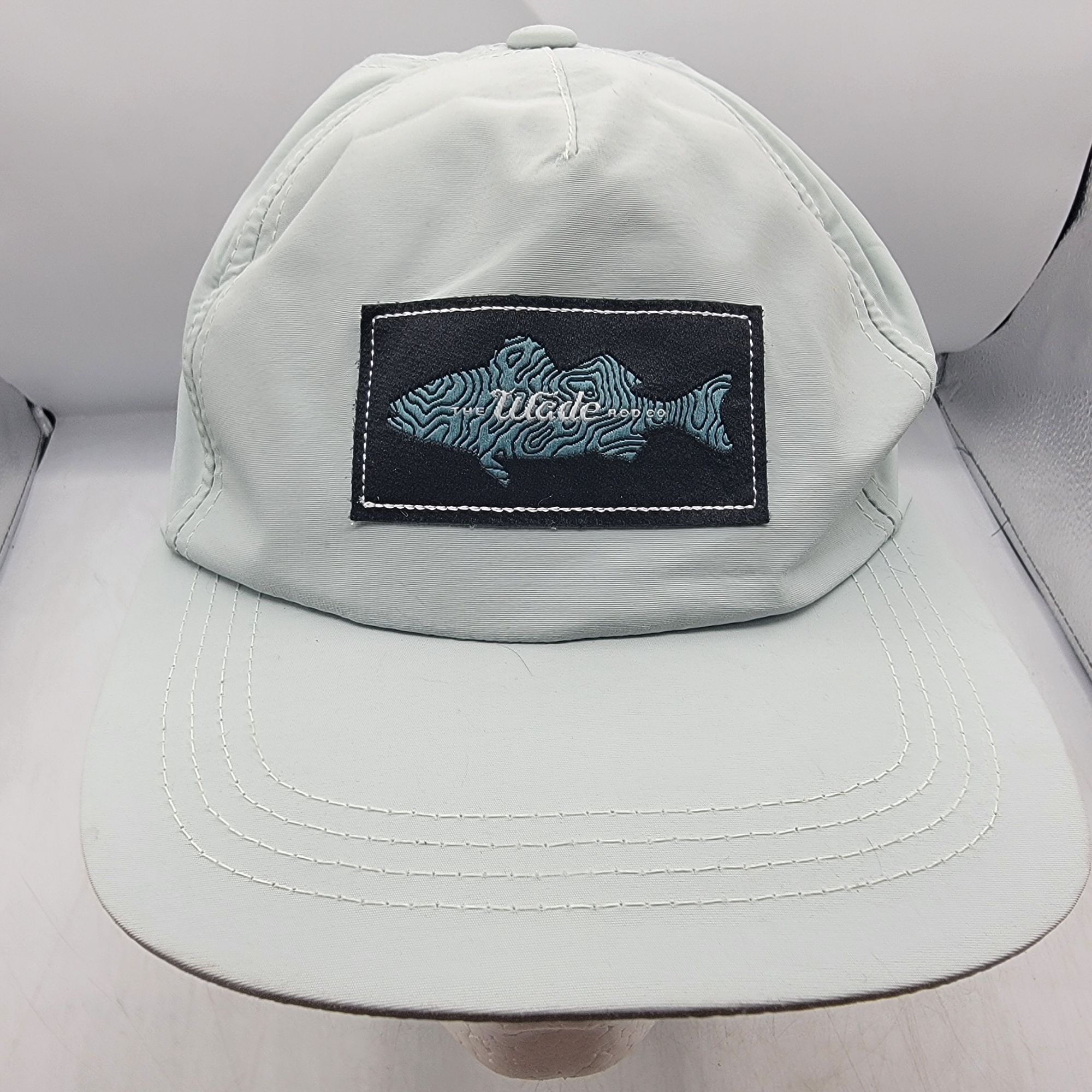 Other Postfly The Wade Mens Light Gray Adjustable Hat Cap Fish Pat Size ONE SIZE - 1 Thumbnail