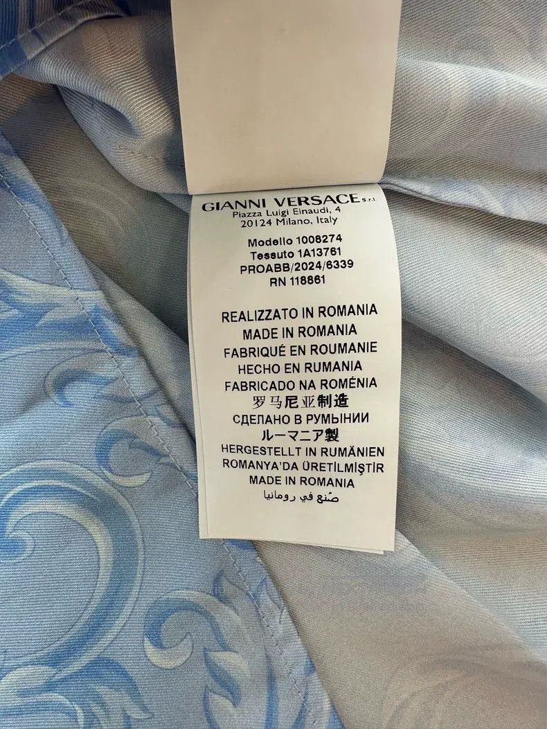 Versace Versace Men's long-sleeved shirt Size US S / EU 44-46 / 1 - 4 Thumbnail