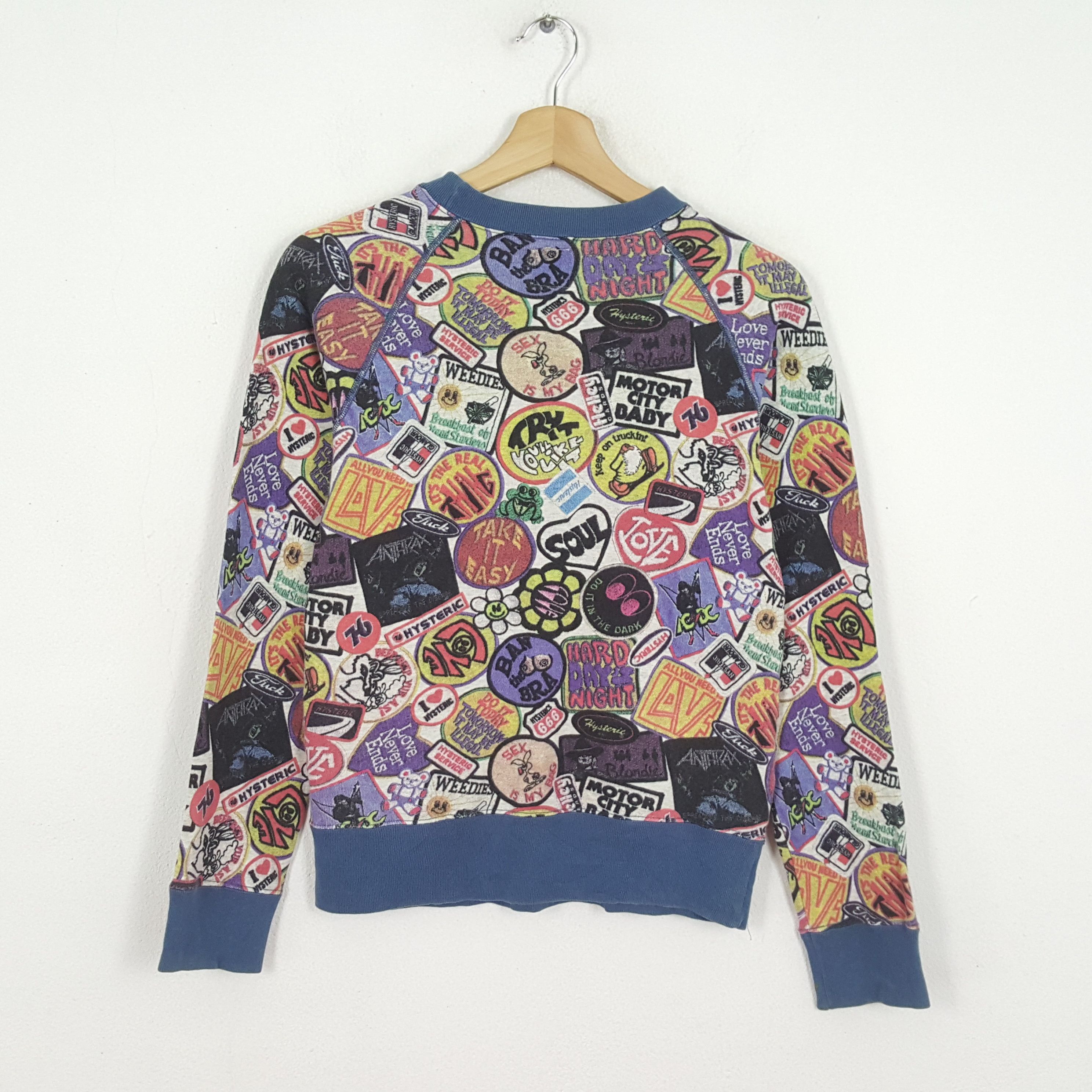 Hysteric Glamour × Japanese Brand × Vintage Vintage HYSTERIC GLAMOUR Japanese Fashion Brand Sweatshirts Size XS / US 0-2 / IT 36-38 - 3 Thumbnail