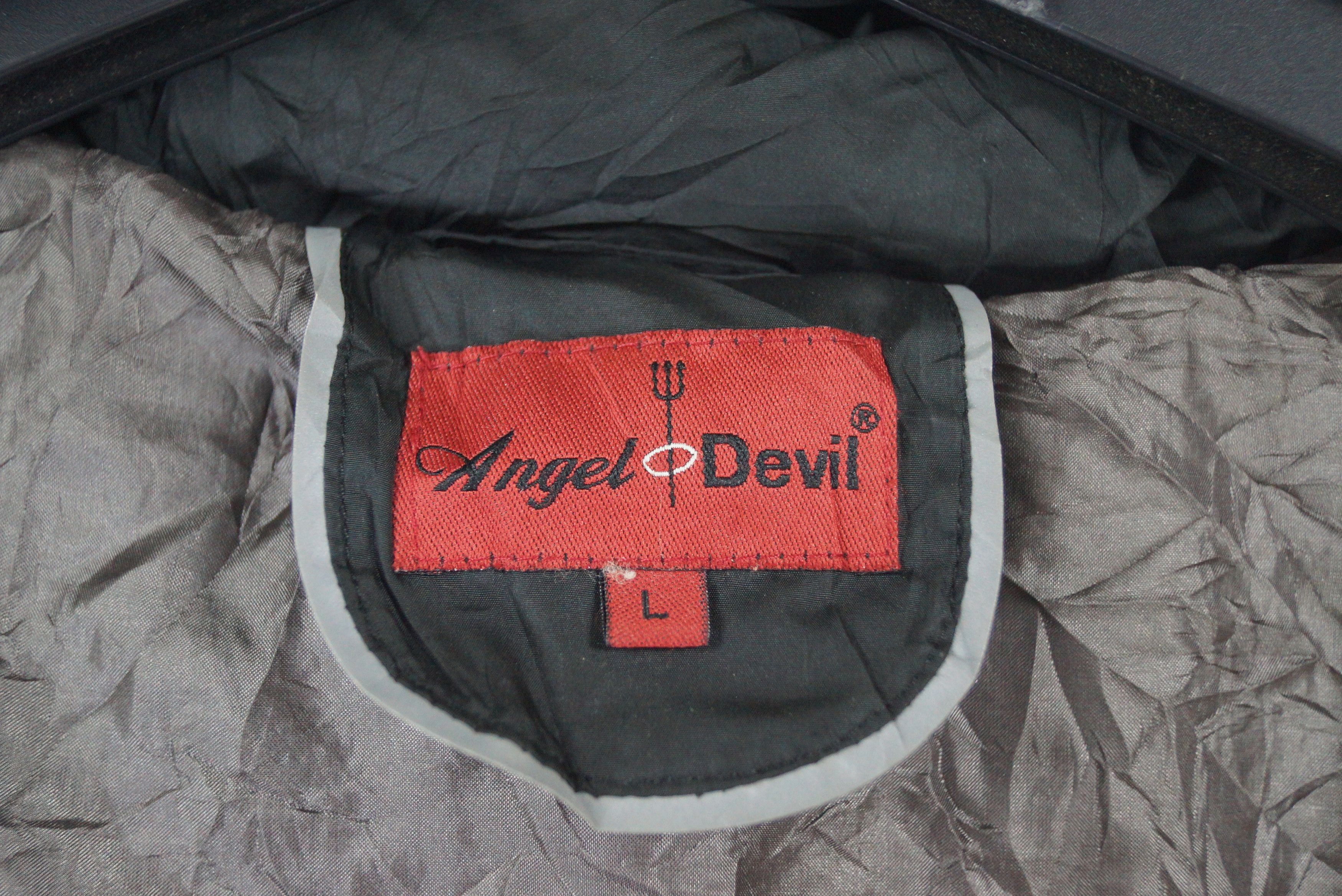 Vintage Rare Puffer Jacket Angel Devil backhit Nice Design Size US L / EU 52-54 / 3 - 3 Thumbnail