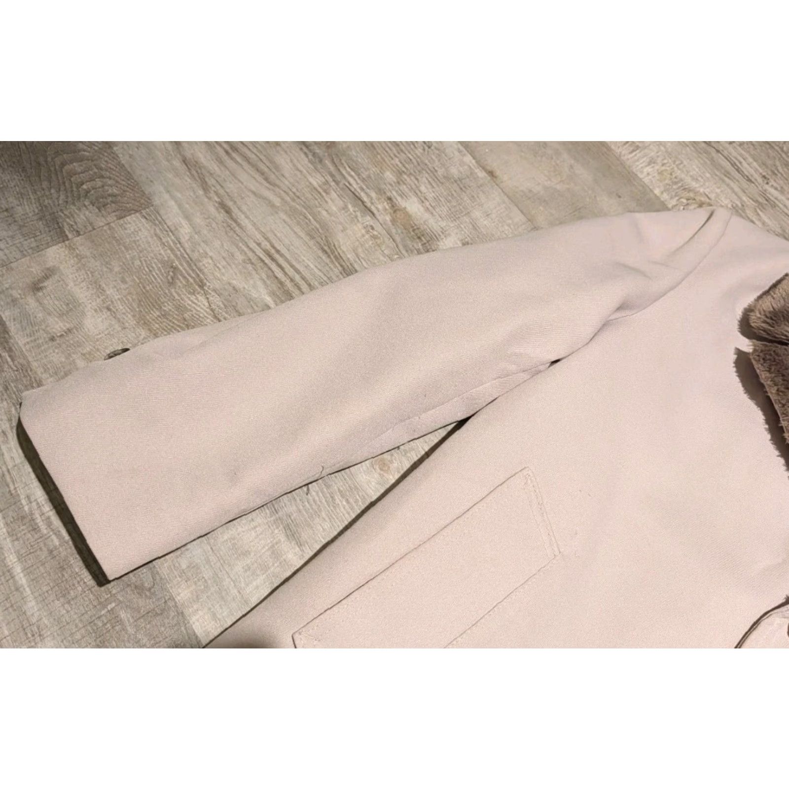 VINTAGE JC Penney Men's 46 Chelsea Coat The Men’s Shop Beige Faux Fur Lined Overcoat 1970s Mens