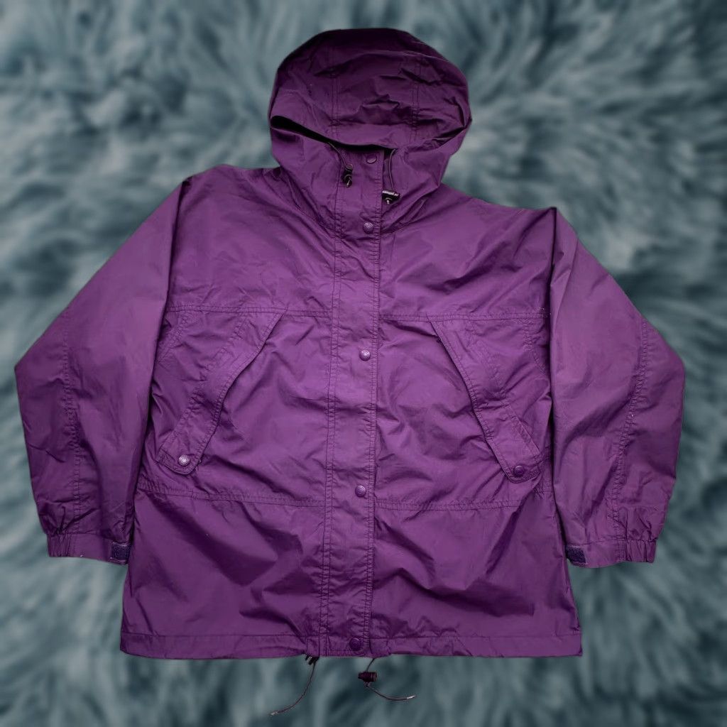 Eddie Bauer VINTAGE Eddie Bauer Gore-Tex Purple Hooded Nylon Jacket Womens Medium Shell Size M / US 6-8 / IT 42-44 - 1 Thumbnail