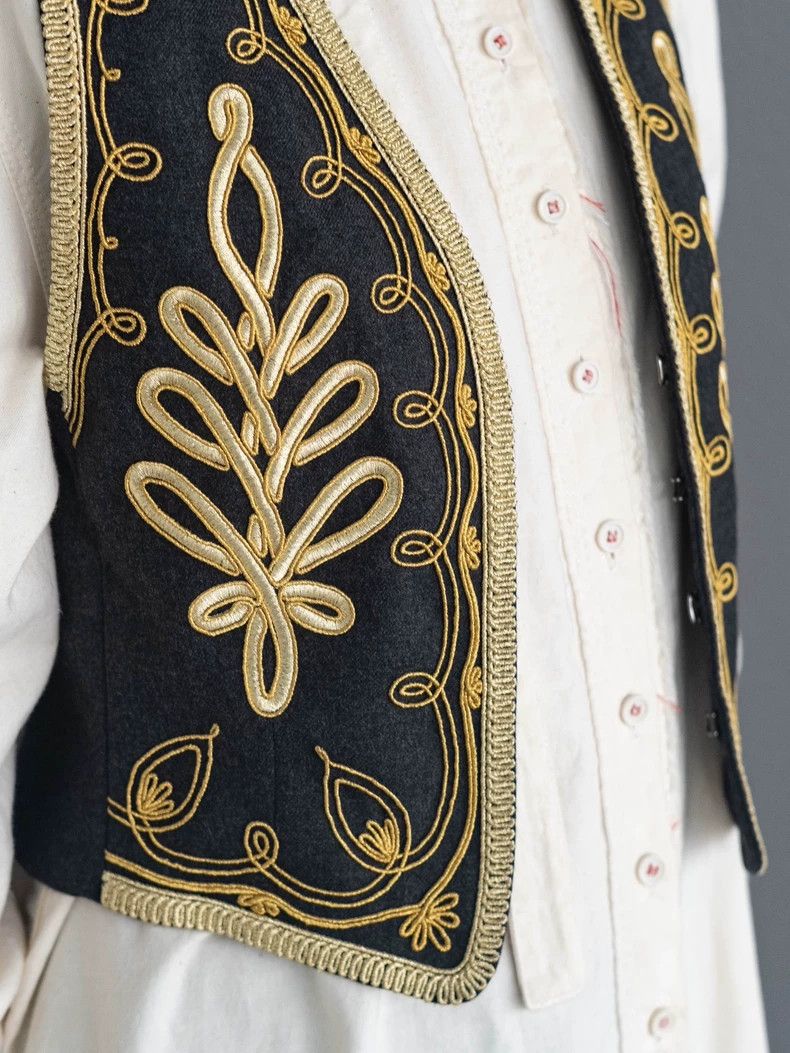 Kenzo KENZO Golden embroidered vest back vintagery Size M / US 6-8 / IT 42-44 - 6 Thumbnail