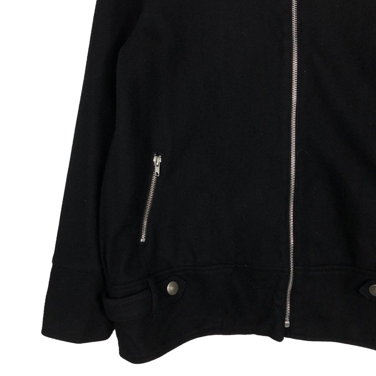 Japanese Brand 🔥VINTAGE BIKER JACKET ASYMMETRIC ZIPPER NARA ISSEY MIYAKE Size US S / EU 44-46 / 1 - 4 Thumbnail