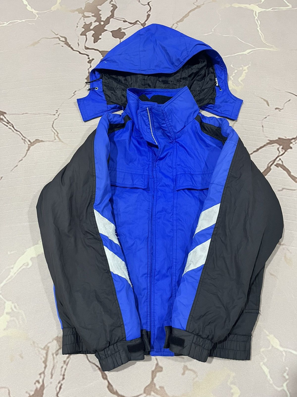 Japanese Brand Andare Schietti Tech Work Jacket Reflective Blue Size US M / EU 48-50 / 2 - 4 Thumbnail