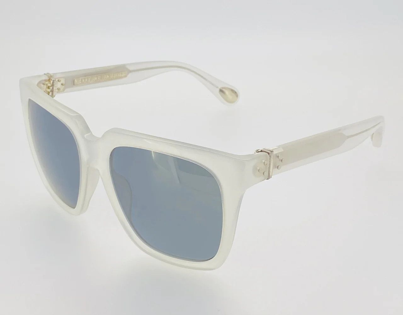 Ann Demeulemeester Ann Demeulemeester Sunglasses Oversized Transparent White Size ONE SIZE - 11 Thumbnail