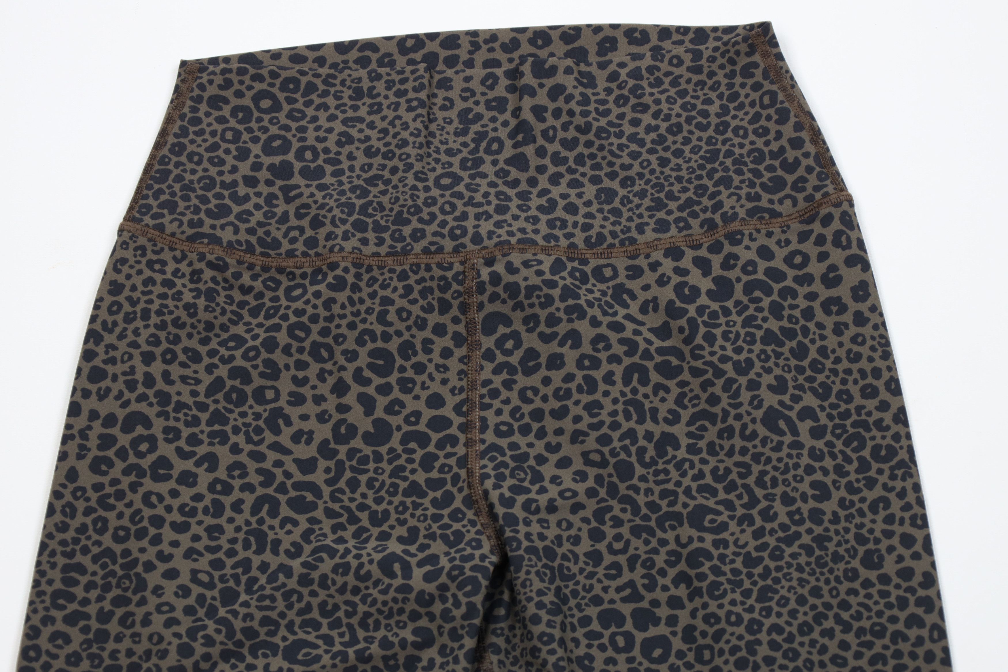 Vintage ALO High Waist Leopard Print Leggings Pants Yoga Running Size 25" / US 0 / IT 36 - 2 Thumbnail
