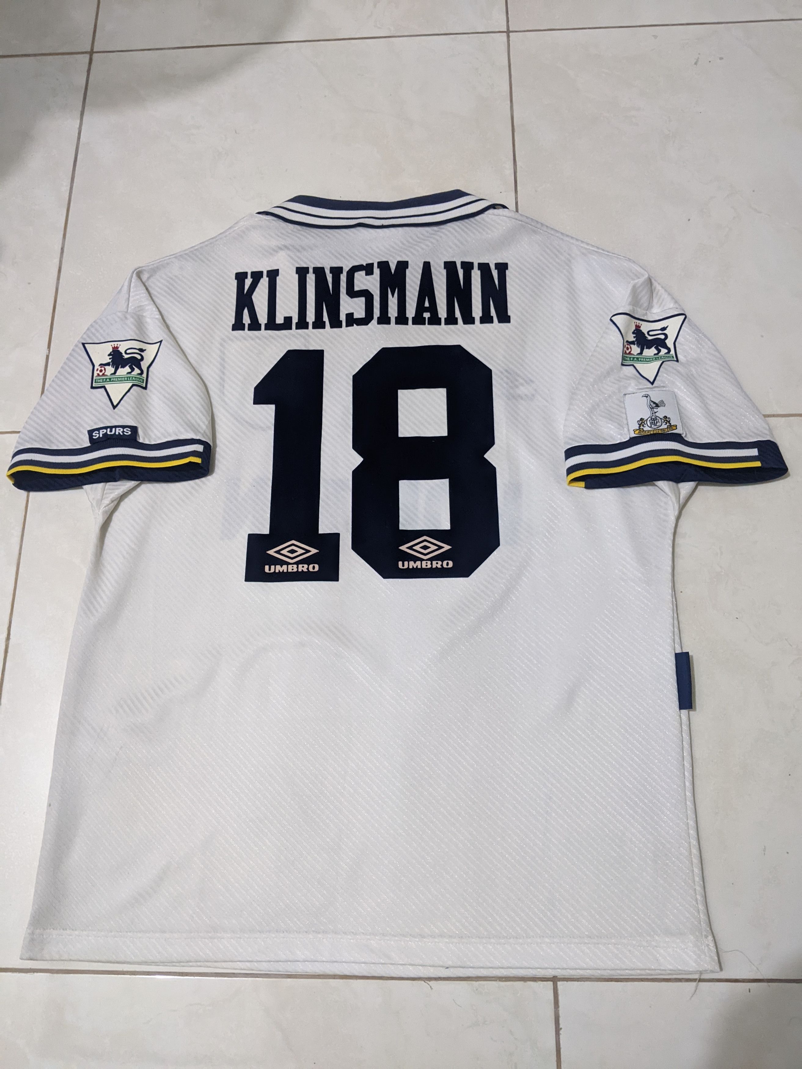 Umbro Jersey Tottenham Hotspur 1994 hime Klinsmann football shirt Size US L / EU 52-54 / 3 - 2 Thumbnail