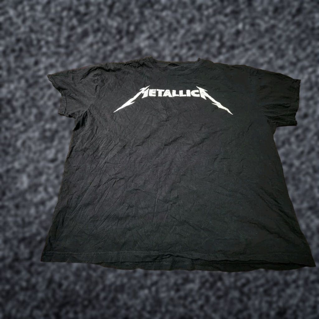 Logo 7 Metallica 2XL T-Shirt Mens Black Crew Neck Short Sleeve Logo Band Tee Size US XXL / EU 58 / 5 - 1 Thumbnail