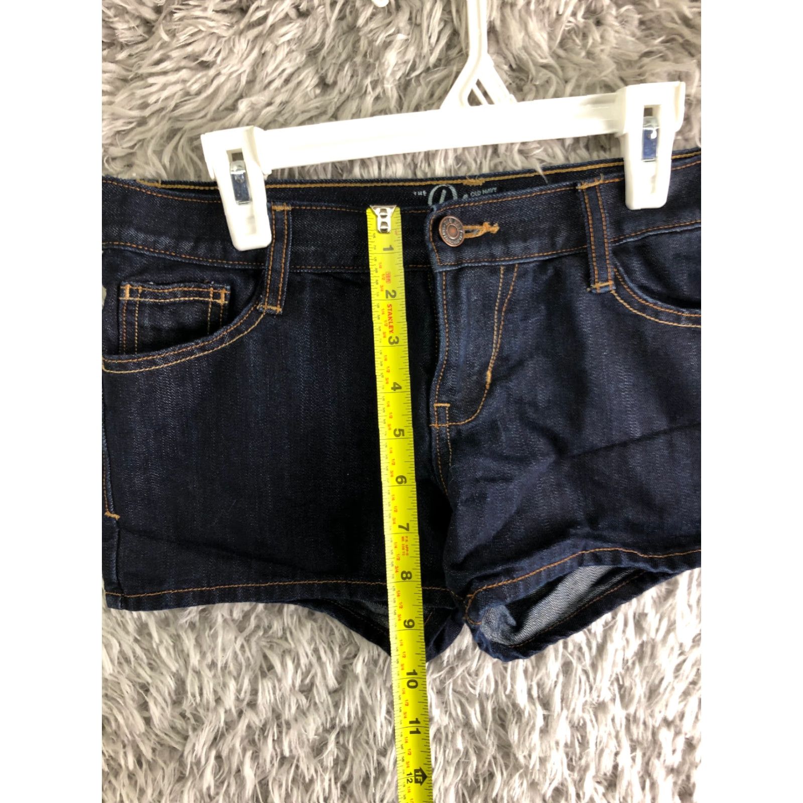 Old Navy Old Navy Diva Shorts Womens Size 2 Mid Rise Dark Wash Blue Denim Jeans Size 26" / US 2 / IT 38 - 3 Thumbnail