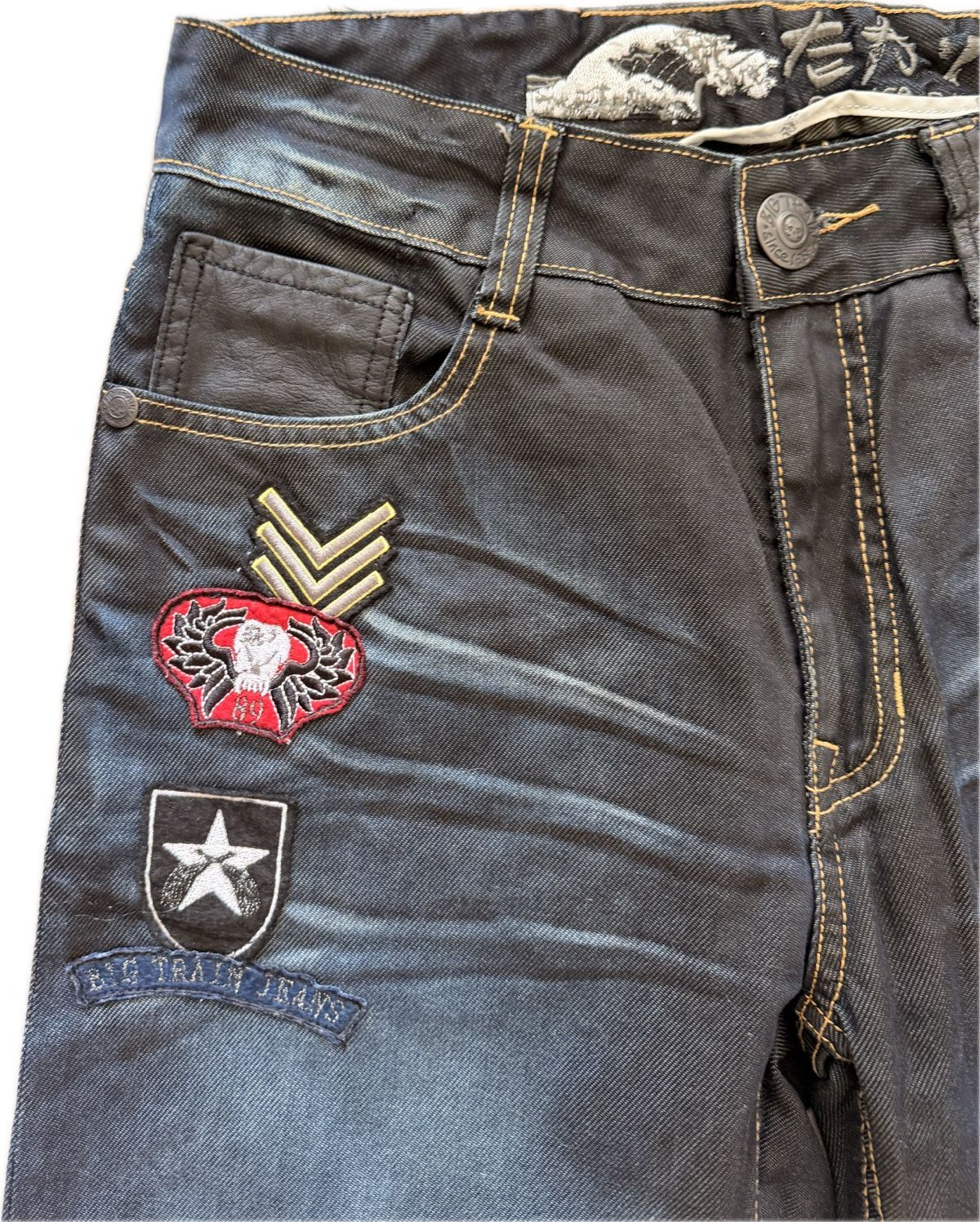 Japanese Brand Sawed Off Big Train Jorts Size US 30 / EU 46 - 6 Thumbnail