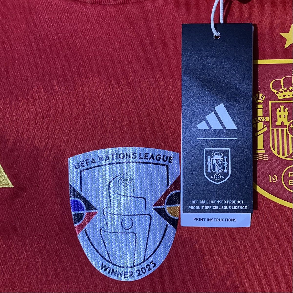 Adidas Spain Euro 2024 Final Jersey Lamine Yamal Size US M / EU 48-50 / 2 - 7 Thumbnail