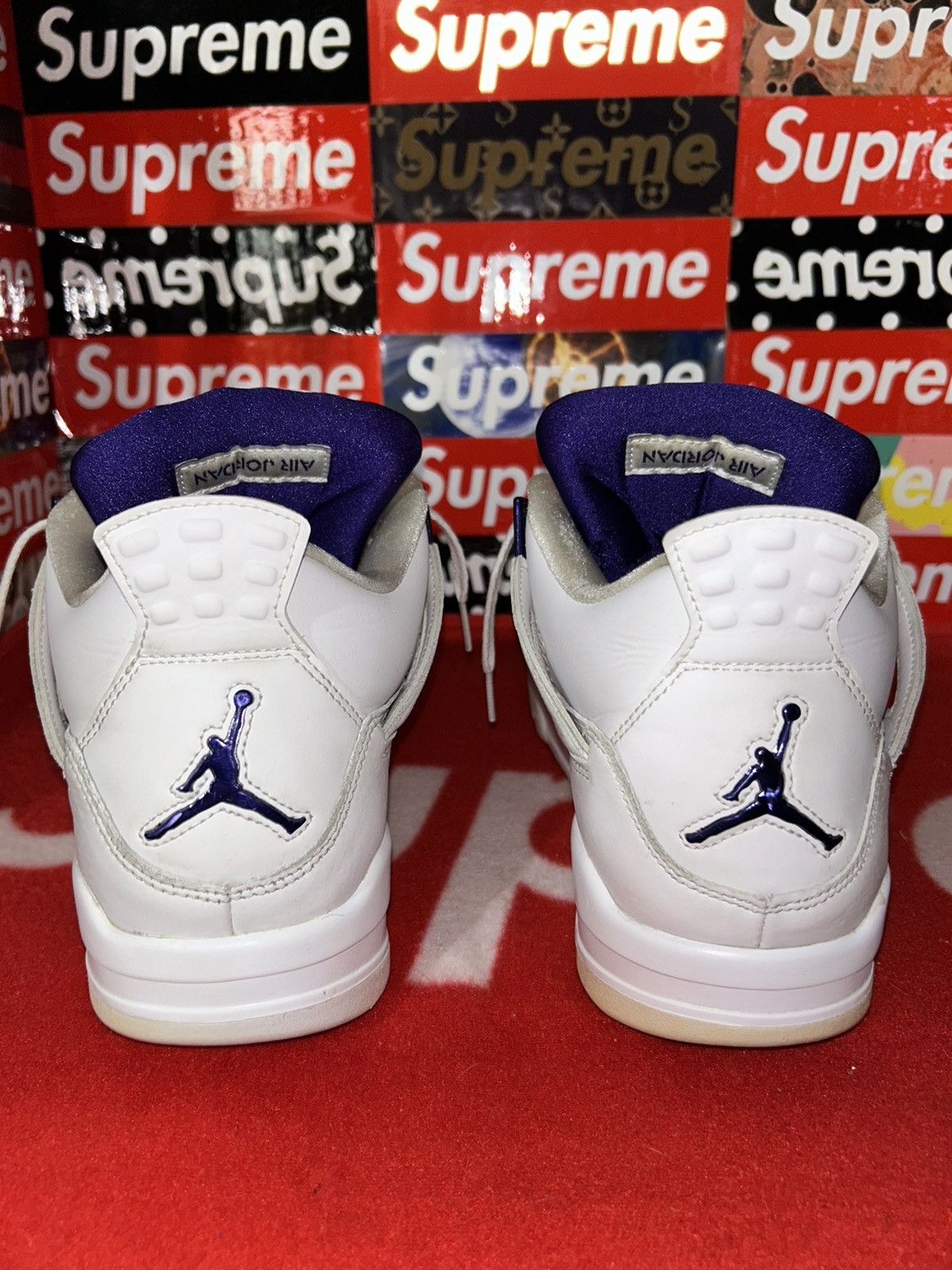 Jordan Brand Jordan 4 Retro Purple Metallic CT8527-115 size 12 Size US 12 / EU 45 - 3 Thumbnail