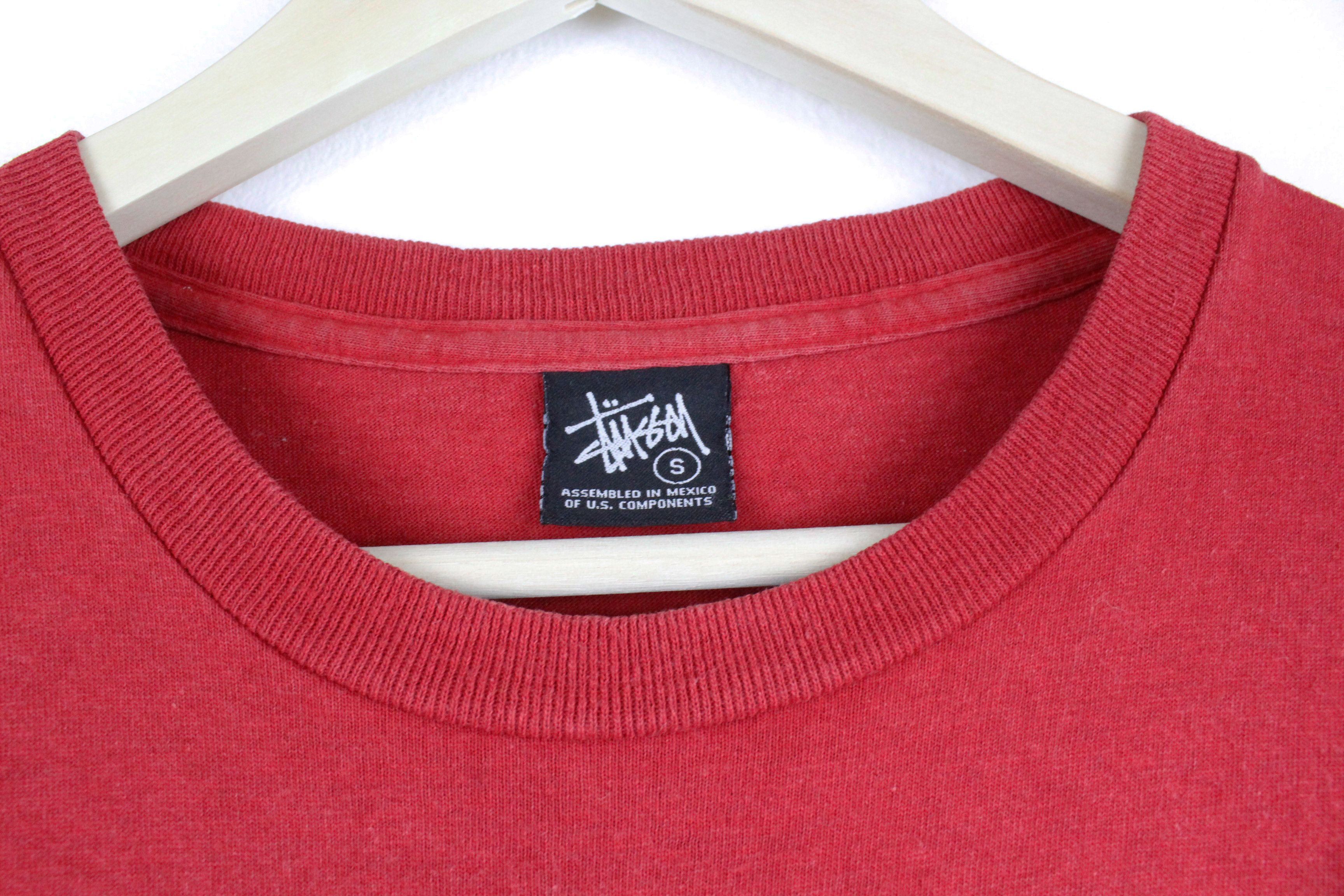 Stussy × Vintage Vintage Stussy Reb Big "S" Logo Graphic Crew T-shirt Size US S / EU 44-46 / 1 - 3 Thumbnail