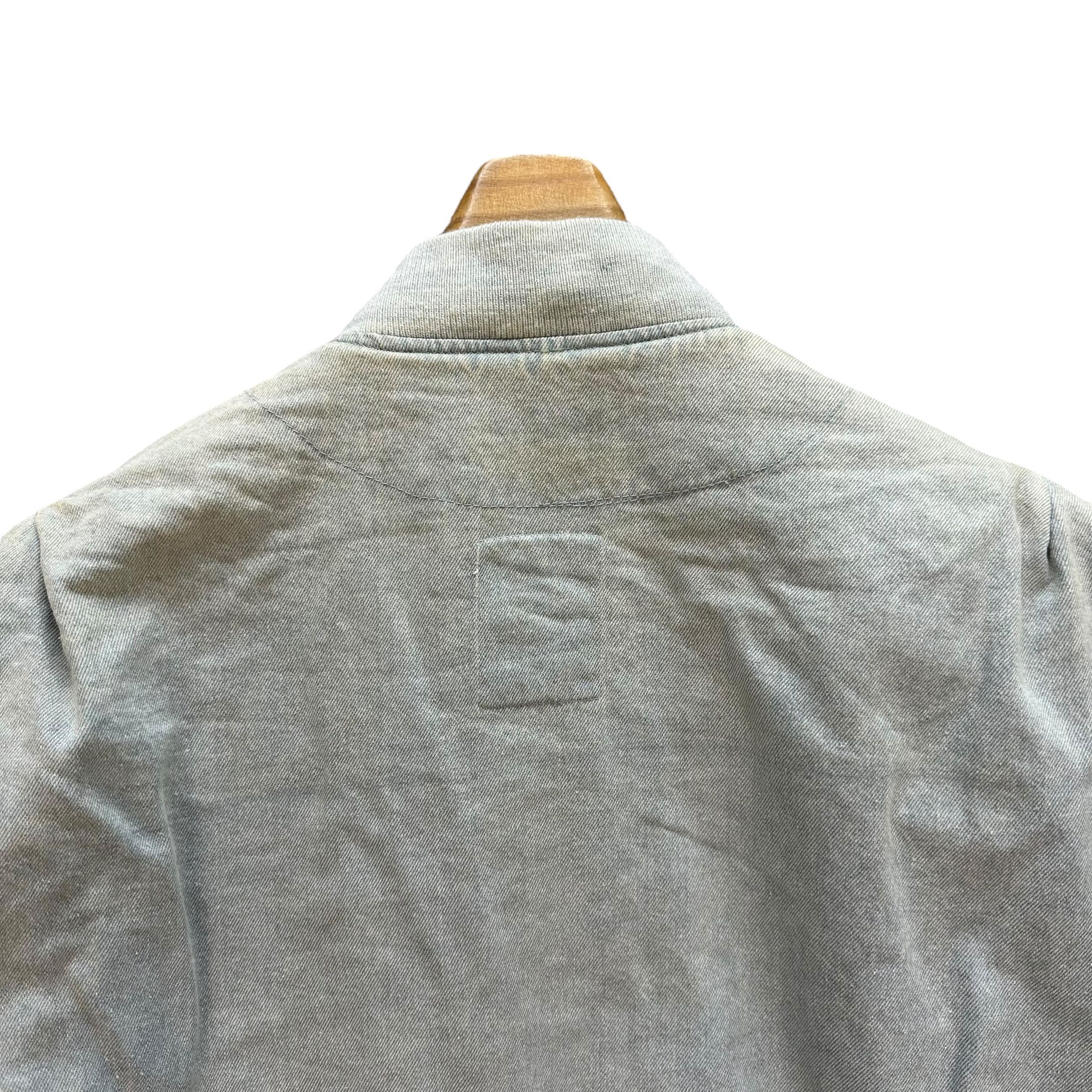 Vintage 90's HORSE POWERS 24 Denim Bomber Jacket #A60-1389 Size US XL / EU 56 / 4 - 13 Thumbnail