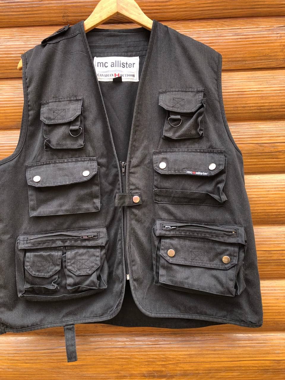 Vintage Rare Vintage Multi Pocket Vest Size 42L - 2 Thumbnail