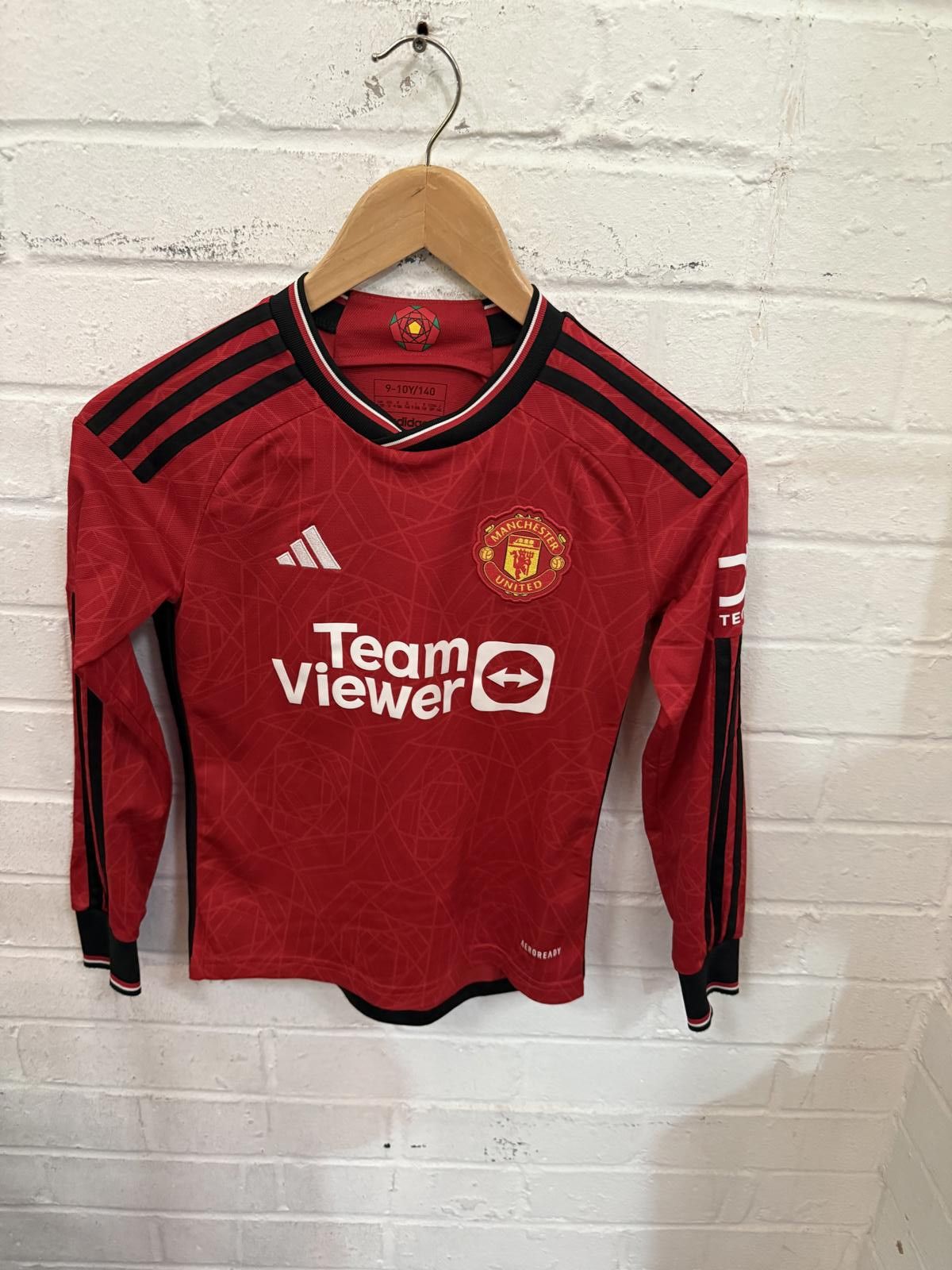 Adidas Manchester United Youth Soccer Jersey - Size 9-10 Years Size US XXS / EU 40 - 1 Thumbnail