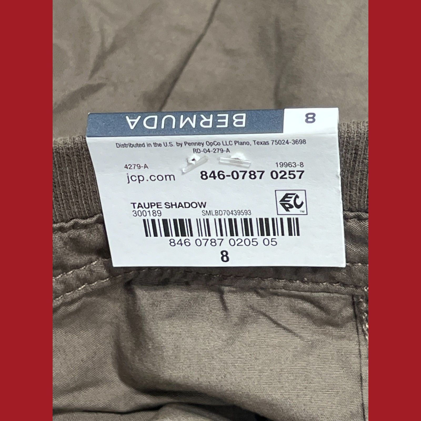 Other St. John's Bay - Women's Mid-Rise Cargo Bermuda Short - Brow Size 30" / US 8 / IT 44 - 10 Thumbnail