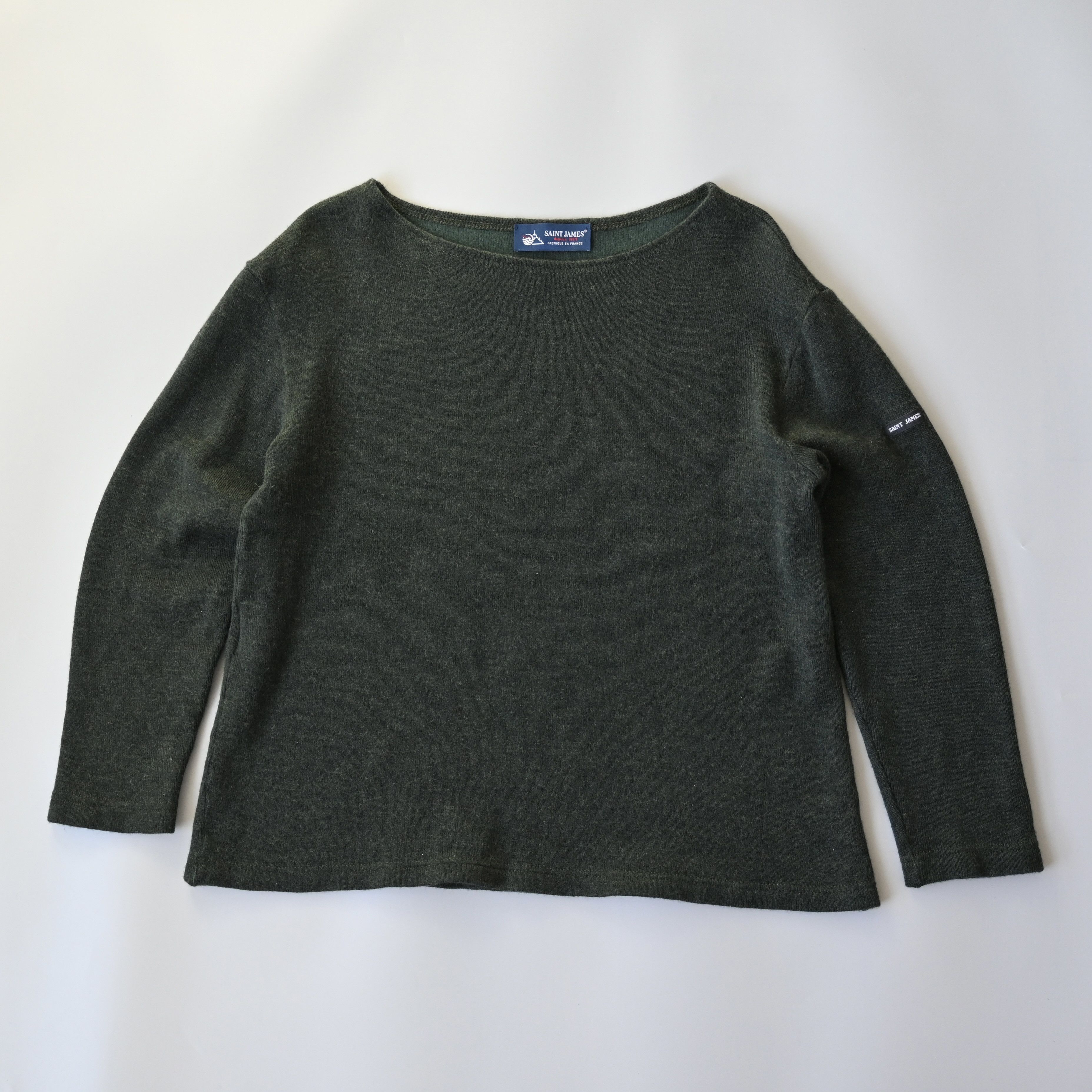 Saint James SAINT JAMES "double face" Breton sweater, forest, 3.5/SM Size S / US 4 / IT 40 - 13 Thumbnail