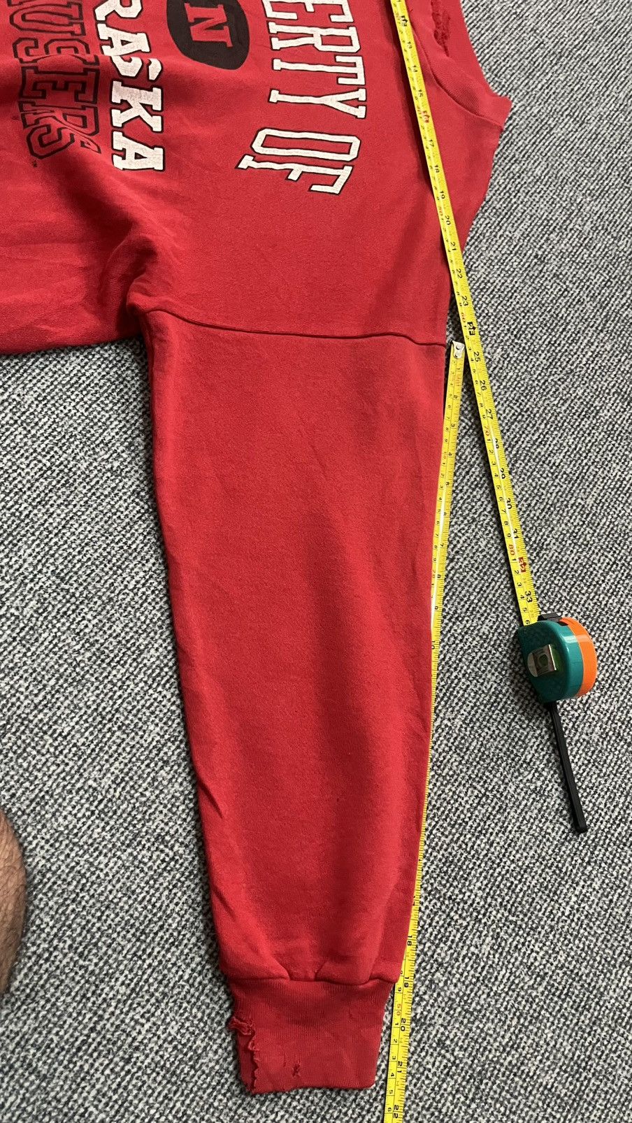 Vintage Vintage Nebraska Distressed Sweater Inspired by Raf Simons Size US XL / EU 56 / 4 - 14 Thumbnail