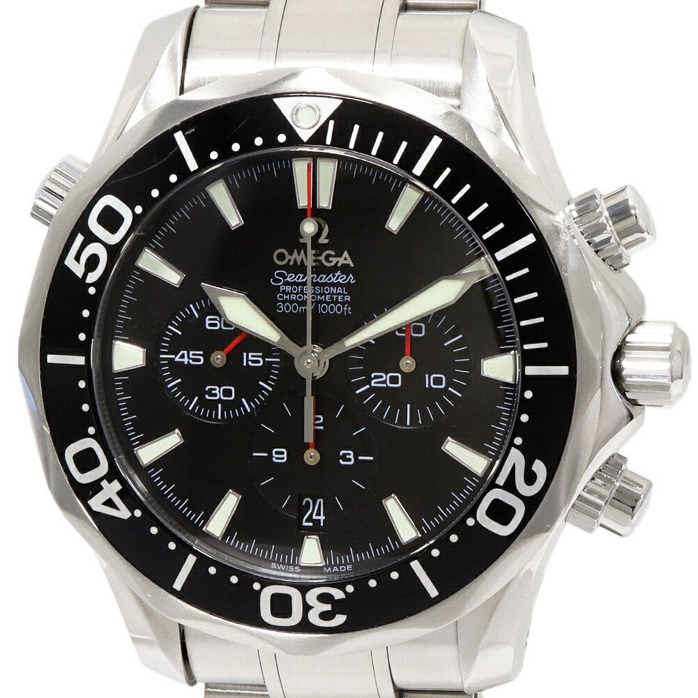 Omega Omega Omega Seamaster 300m Professional Chronograph Stainless Steel Metal Automatic 2594.52 DUTY FREE for USA Size ONE SIZE - 1 Thumbnail