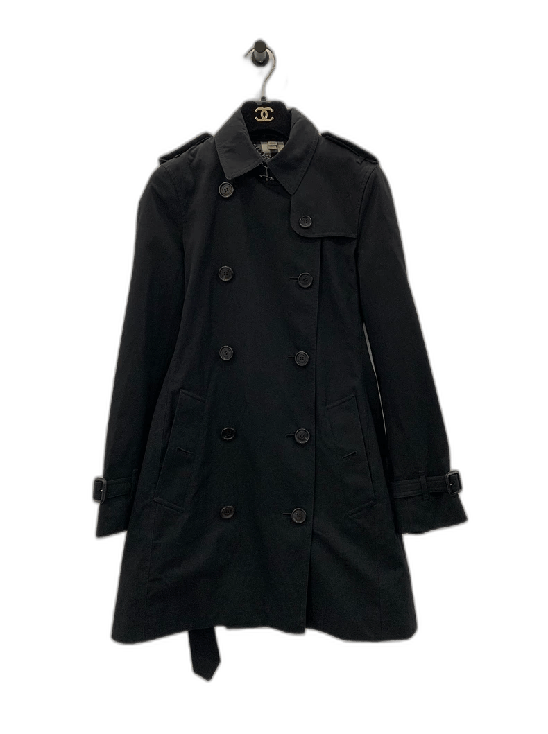 Burberry Burberry Double-Breasted Trench Coat Black Size XS / US 0-2 / IT 36-38 - 1 Thumbnail