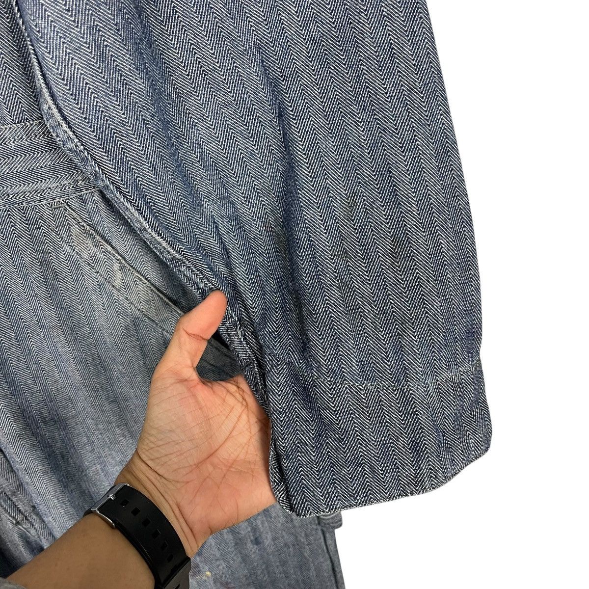 Dickies Vintage Dickies Hickory Stripe Denim Coverall Size US 38 / EU 54 - 14 Thumbnail
