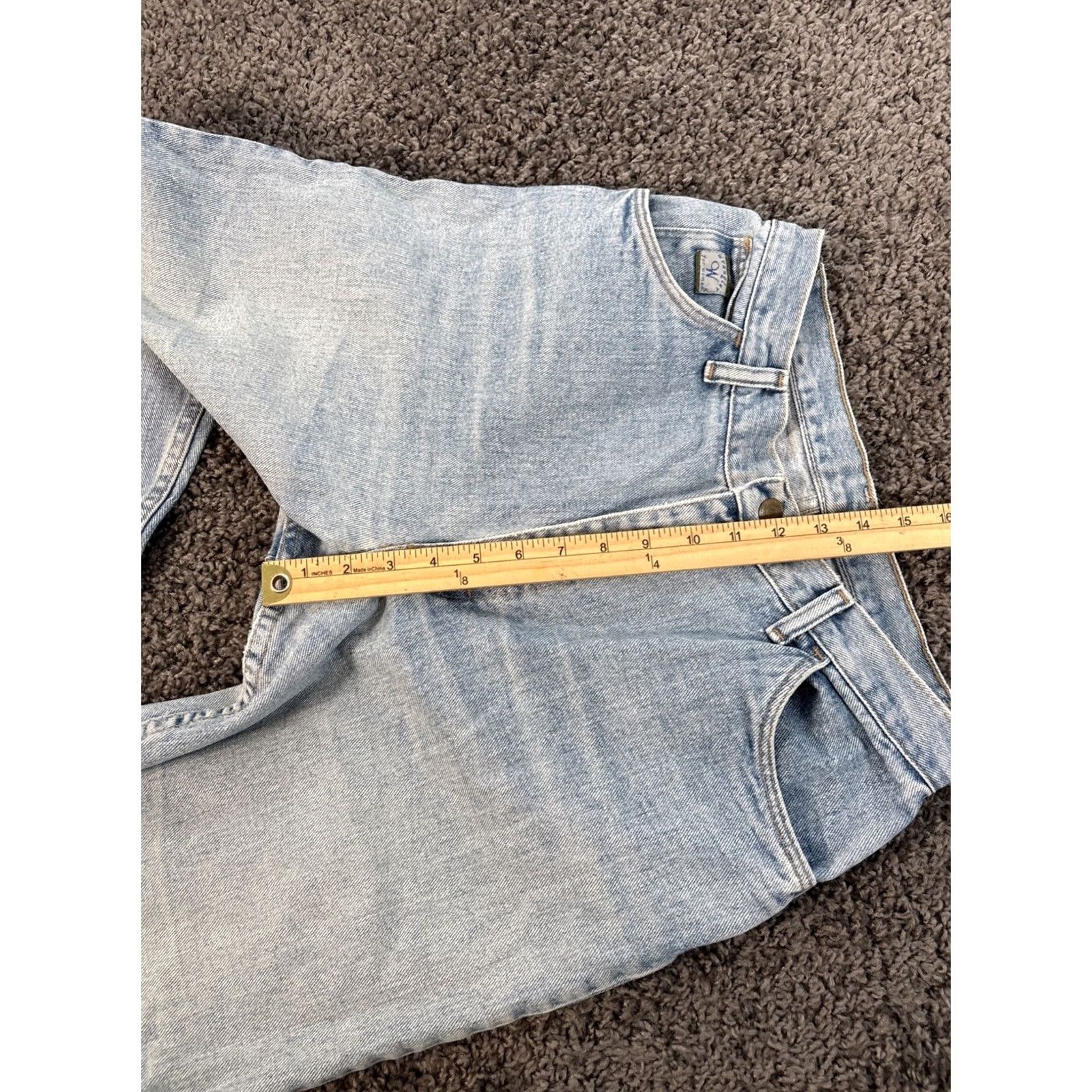 Wrangler VINTAGE Wrangler Jeans Womens 28x31 Blue High Rise Light Wash 90s Mom Denim Pants Womens Size 28" / US 6 / IT 42 - 5 Thumbnail