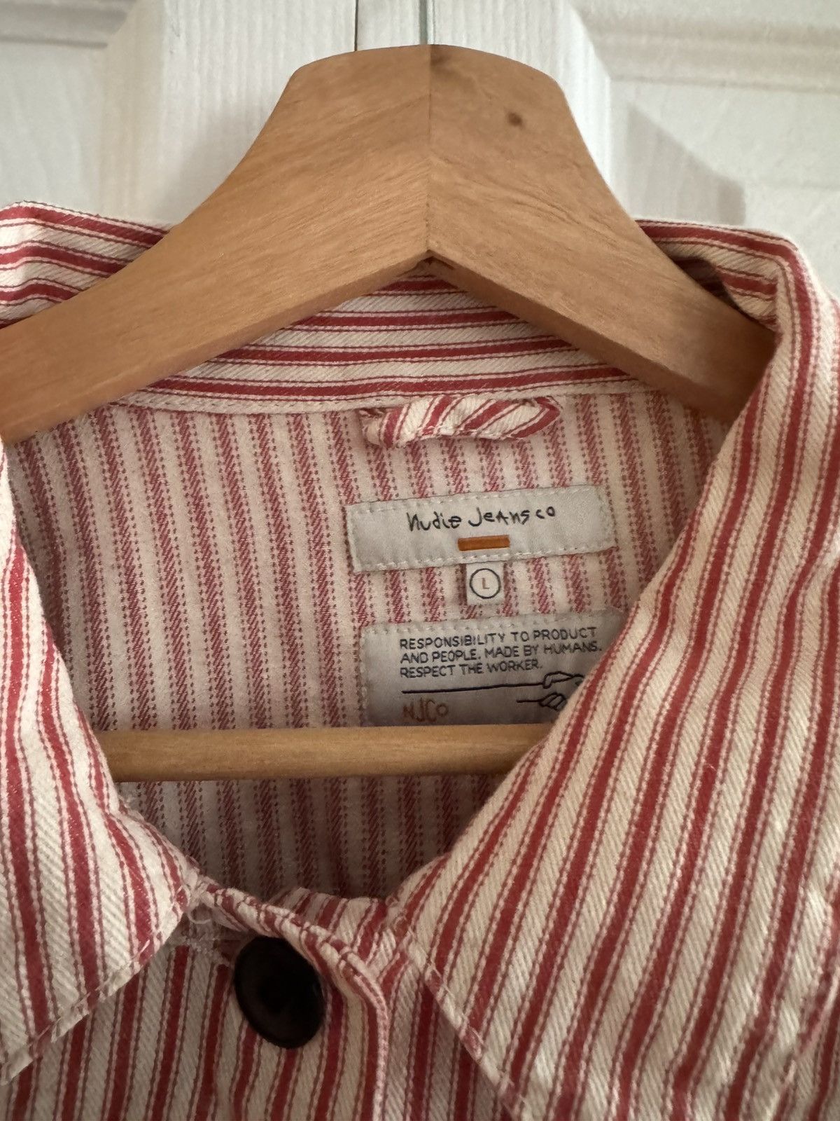 Nudie Jeans Striped Shirt Jacket Size US S / EU 44-46 / 1 - 3 Thumbnail