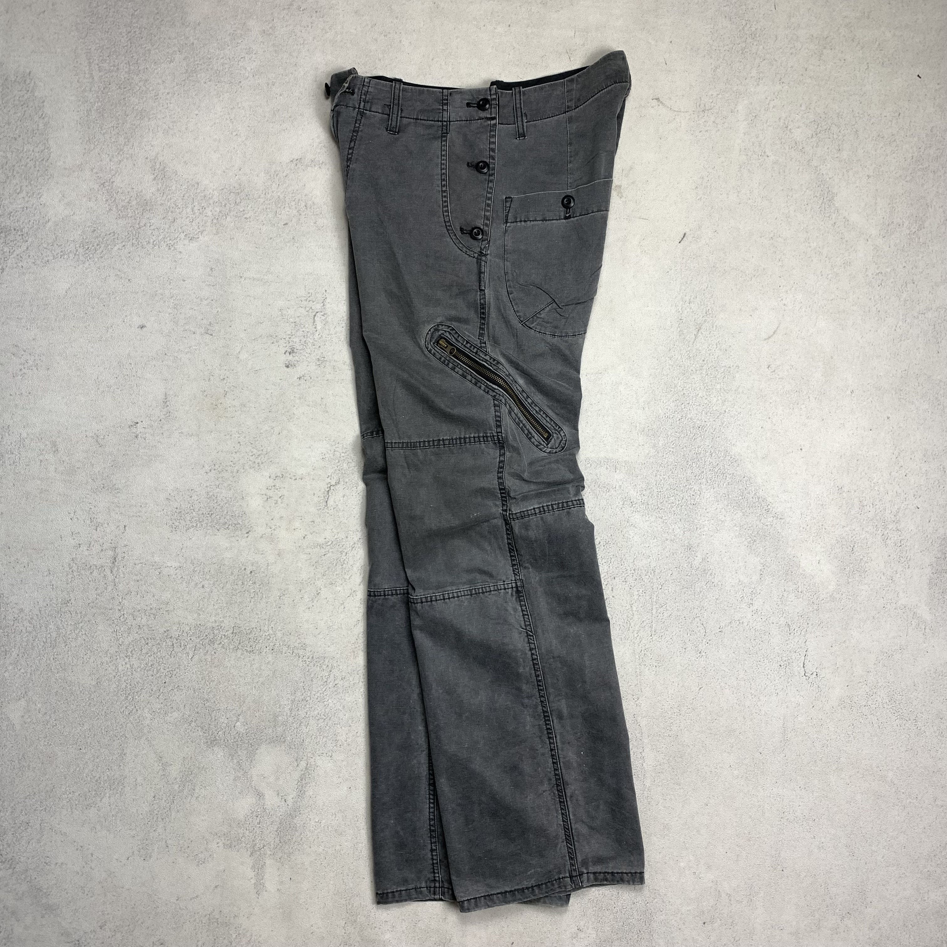 PPFM Pants Japanese Brand Multi Pocket Baggy