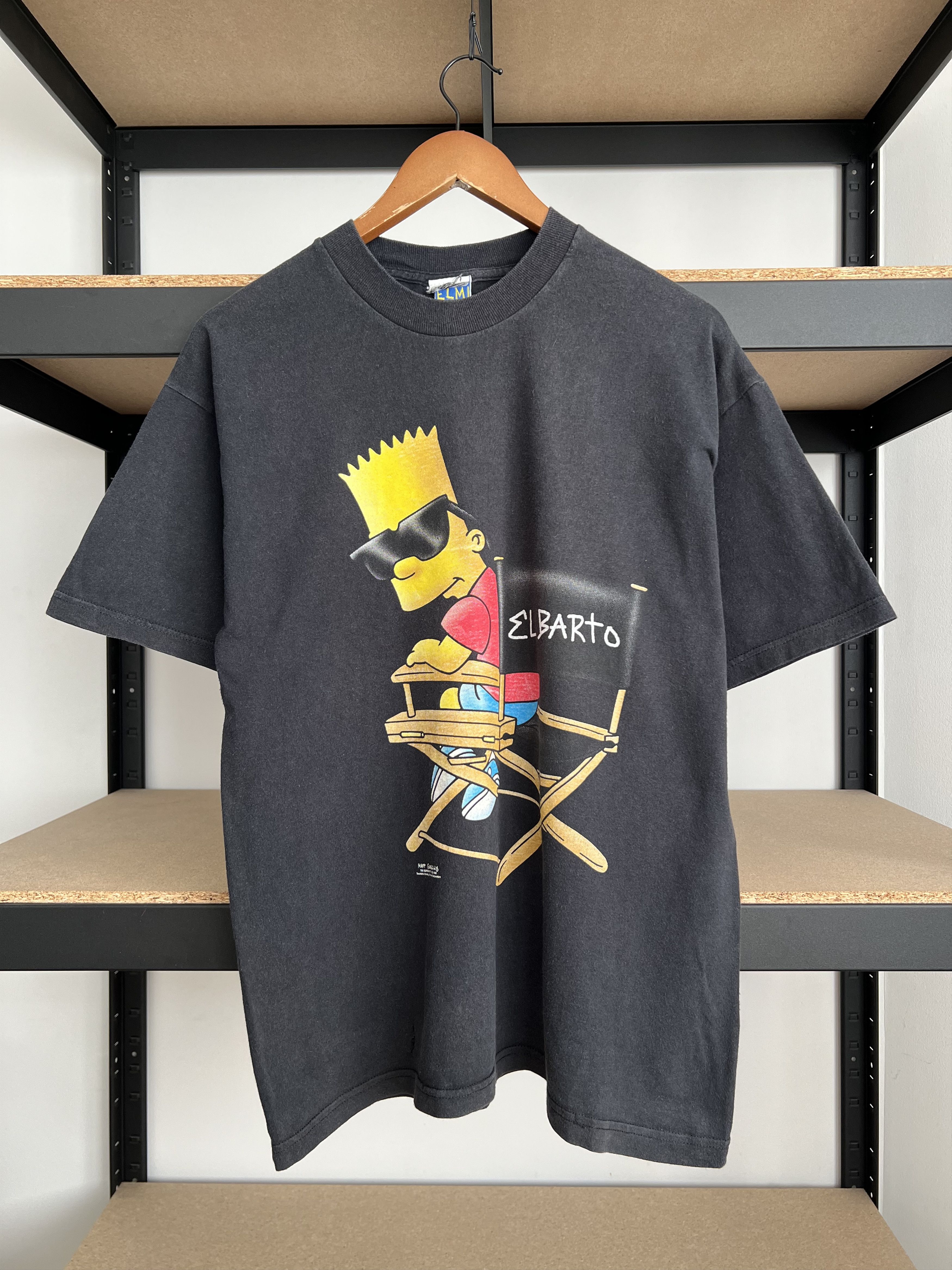The Simpsons Vintage 1998 The Simpsons Bart Cartoon Black T-shirt Size US M / EU 48-50 / 2 - 3 Thumbnail