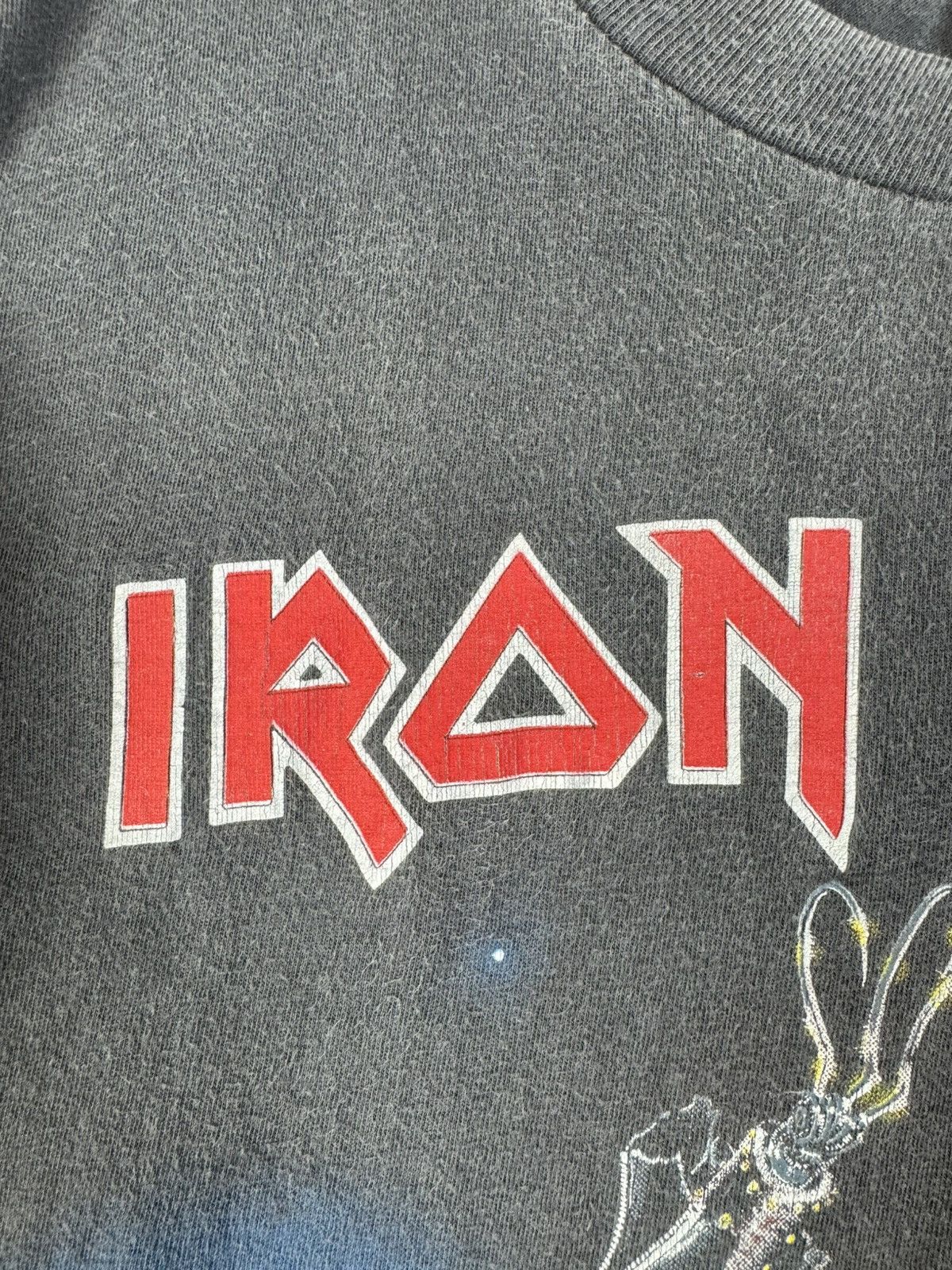 Band Tees Vintage Iron Maiden No Prayer On The Road Tour 1990 T-Shirt Size US L / EU 52-54 / 3 - 8 Thumbnail