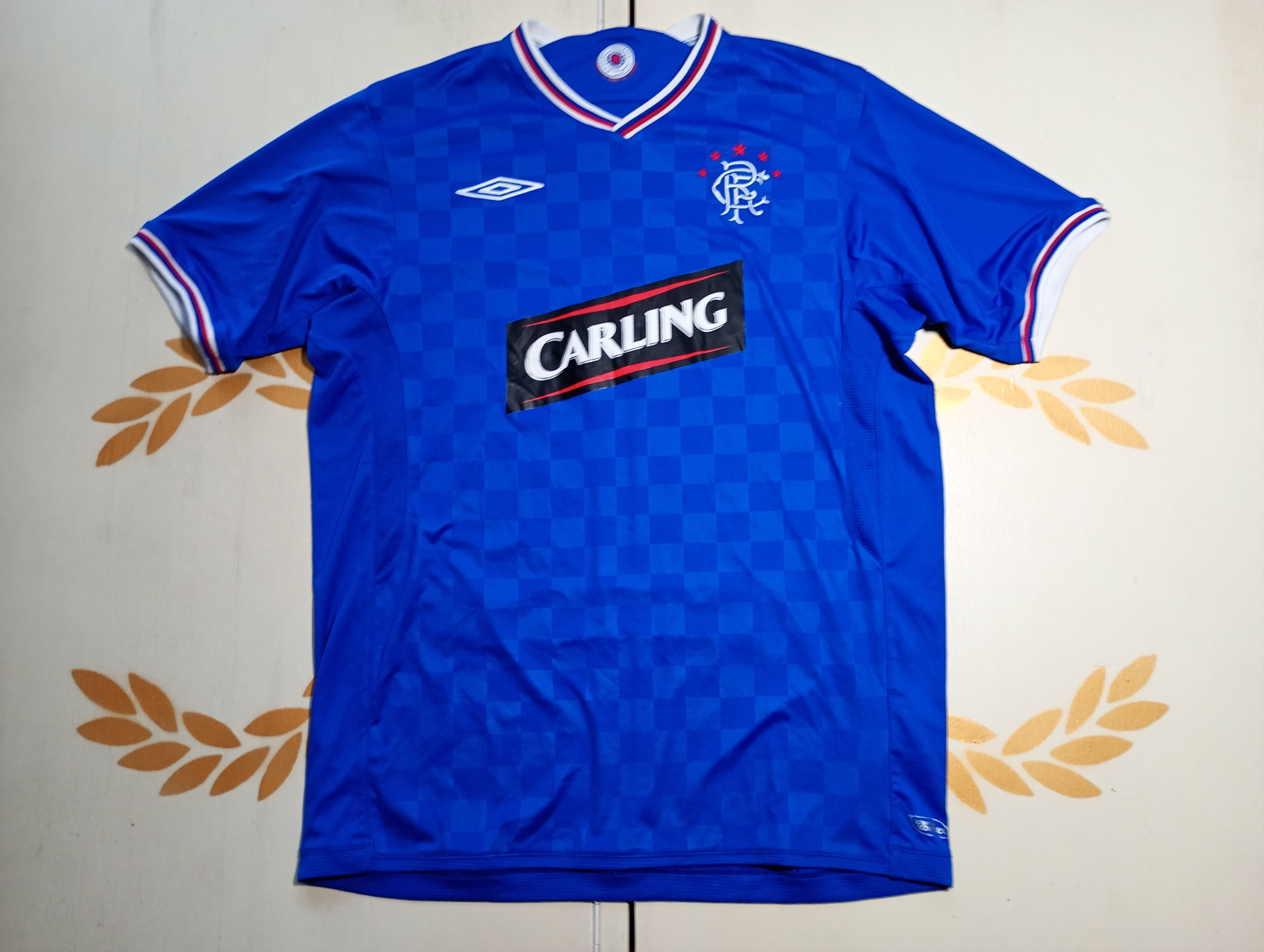 Umbro Umbro Glasgow Rangers Home Jersey 2009-2010 Size US L / EU 52-54 / 3 - 1 Thumbnail
