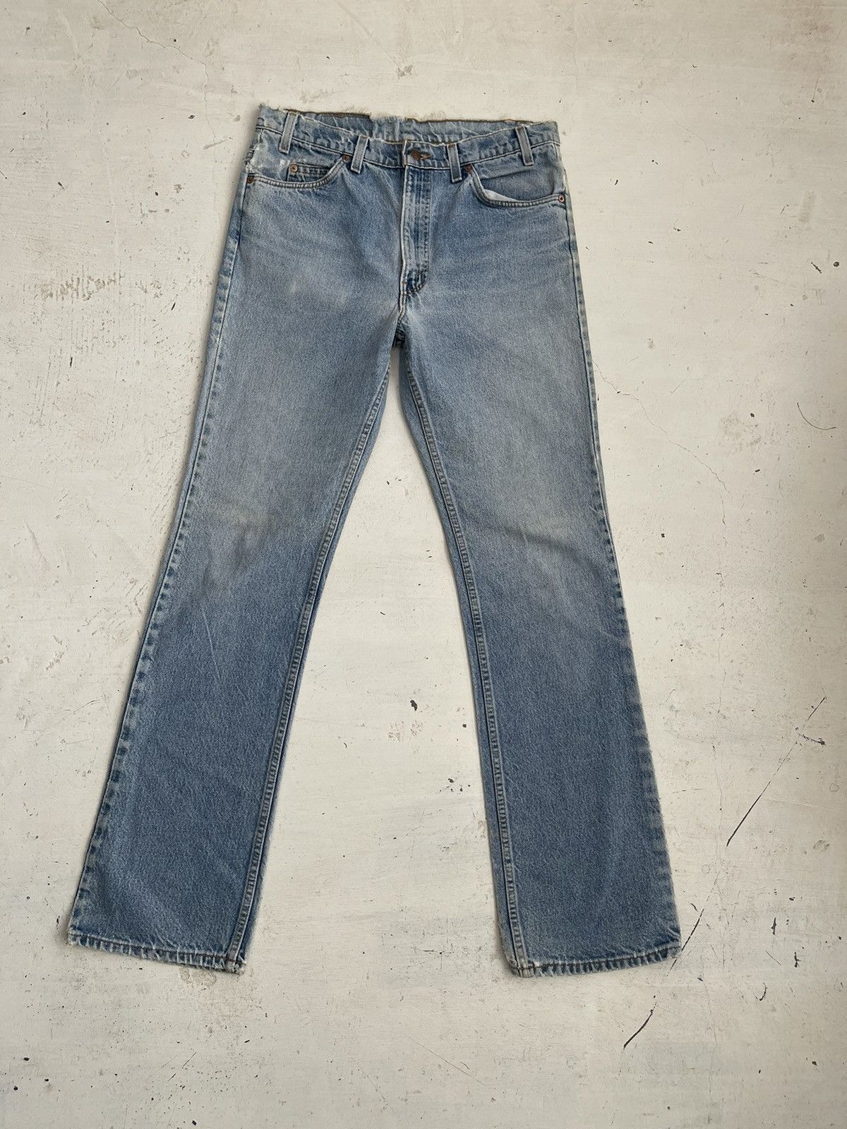 image of Vintage Levi’S Orange Tab Jeans 517 in Blue, Men's (Size 34)