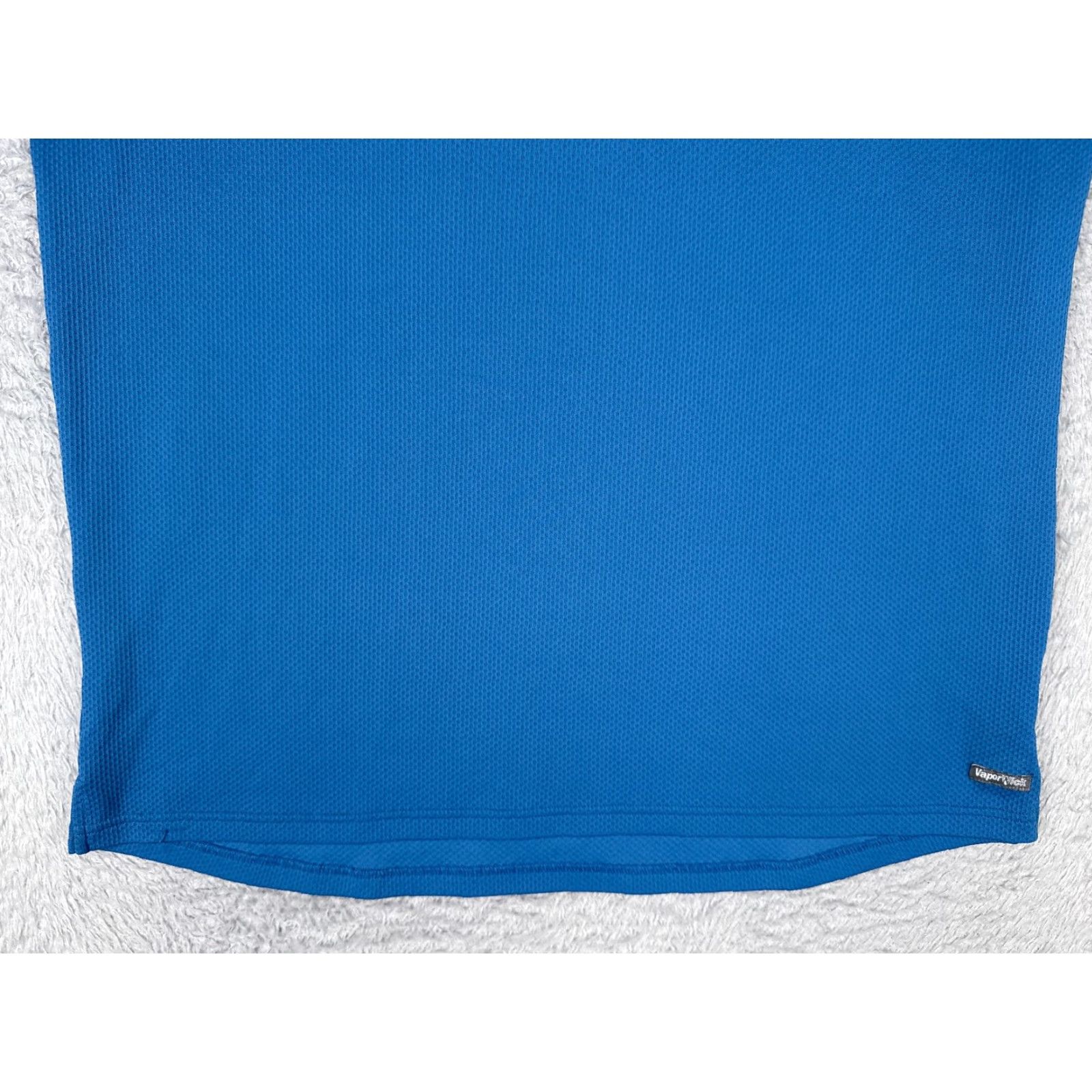 The North Face The North Face Polo Shirt Men XL Blue 100% Poly Polyester Vaporwick Breathable All Seasons Polo Shirt Logo Embroidered Zip Vaporwick Regular Fit Size US XL / EU 56 / 4 - 5 Thumbnail