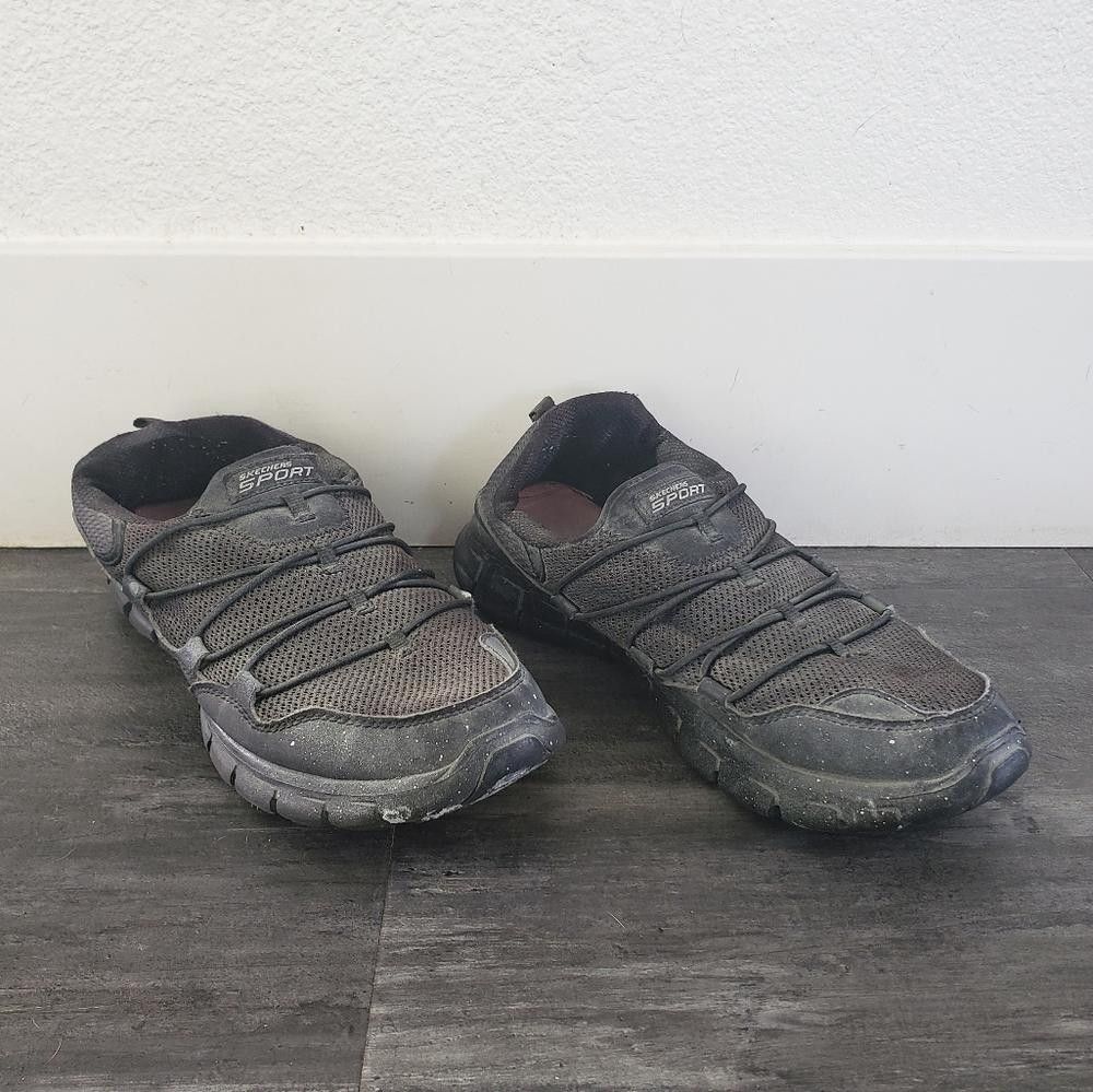 SKECHERS Black Detailed Skechers Sport Sneaks Size US 8 / IT 38 - 3 Thumbnail