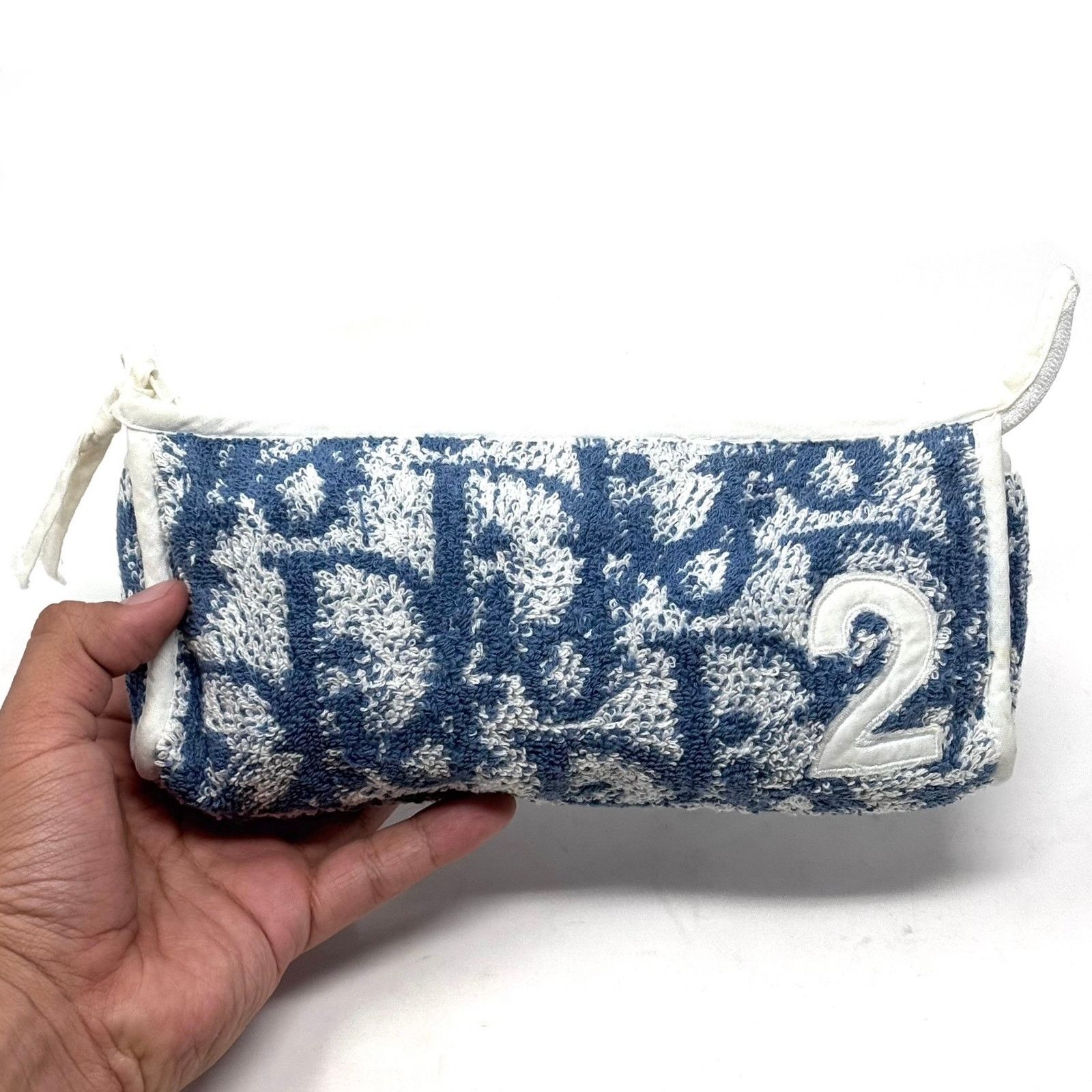 Dior Dior Oblique ‘2’ Terry Cloth Pouch Size ONE SIZE - 3 Thumbnail