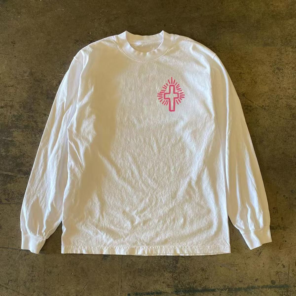 Japanese Brand White retro dove print long-sleeved t-shirt Size US M / EU 48-50 / 2 - 2 Thumbnail