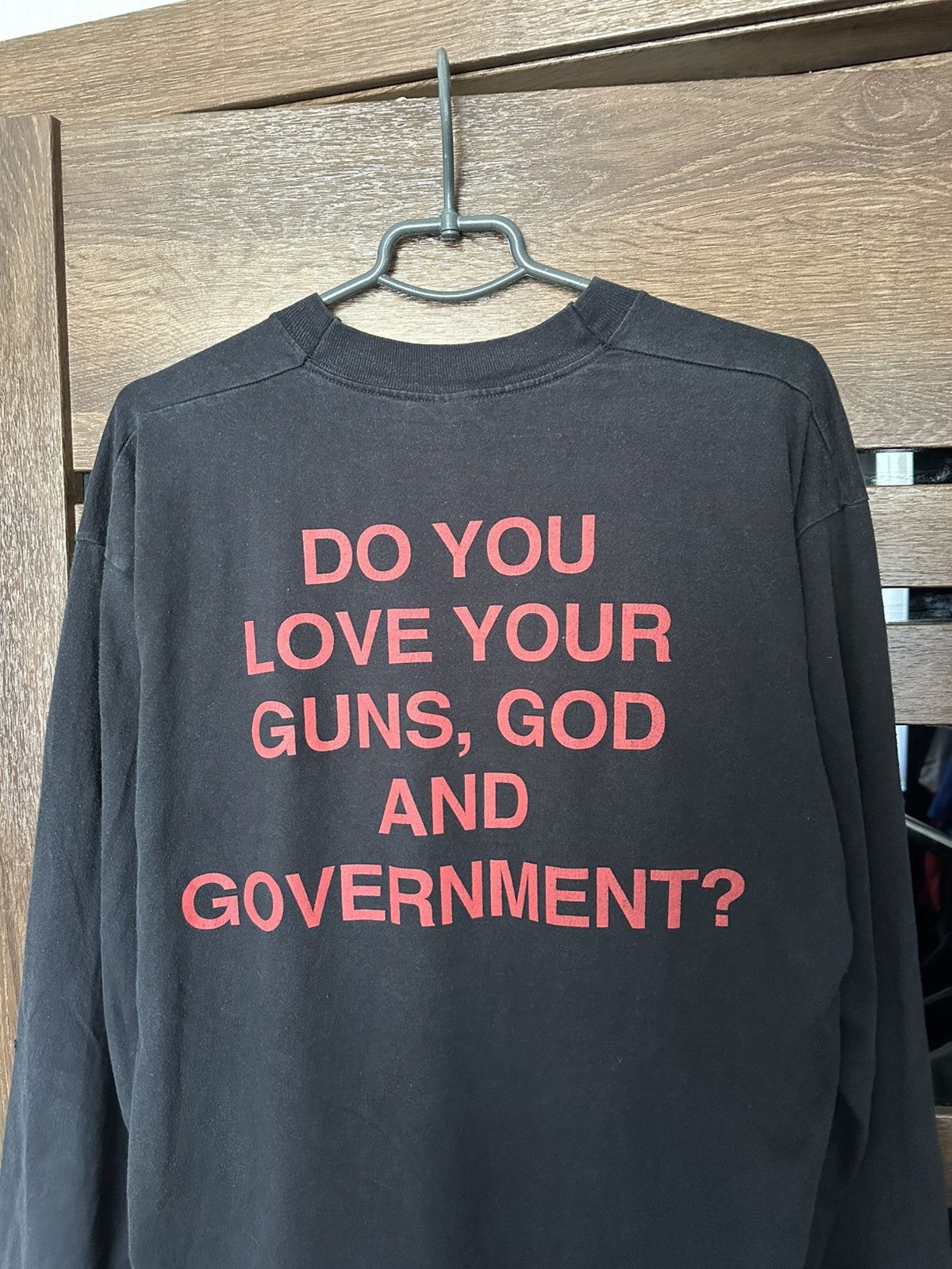 Marilyn Manson 2000 Marilyn Manson Guns God Government Vintage T-Shirt Band Size US L / EU 52-54 / 3 - 7 Thumbnail