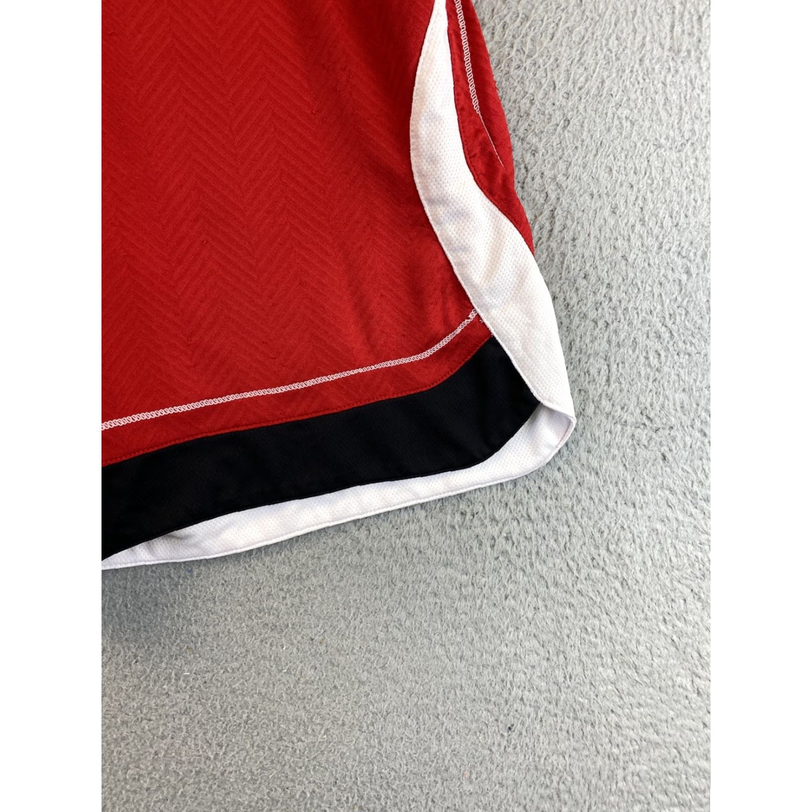 Adidas adidas Athletic Shorts L Red Polyester Pockets Mens Basketball Size US 33 - 3 Thumbnail