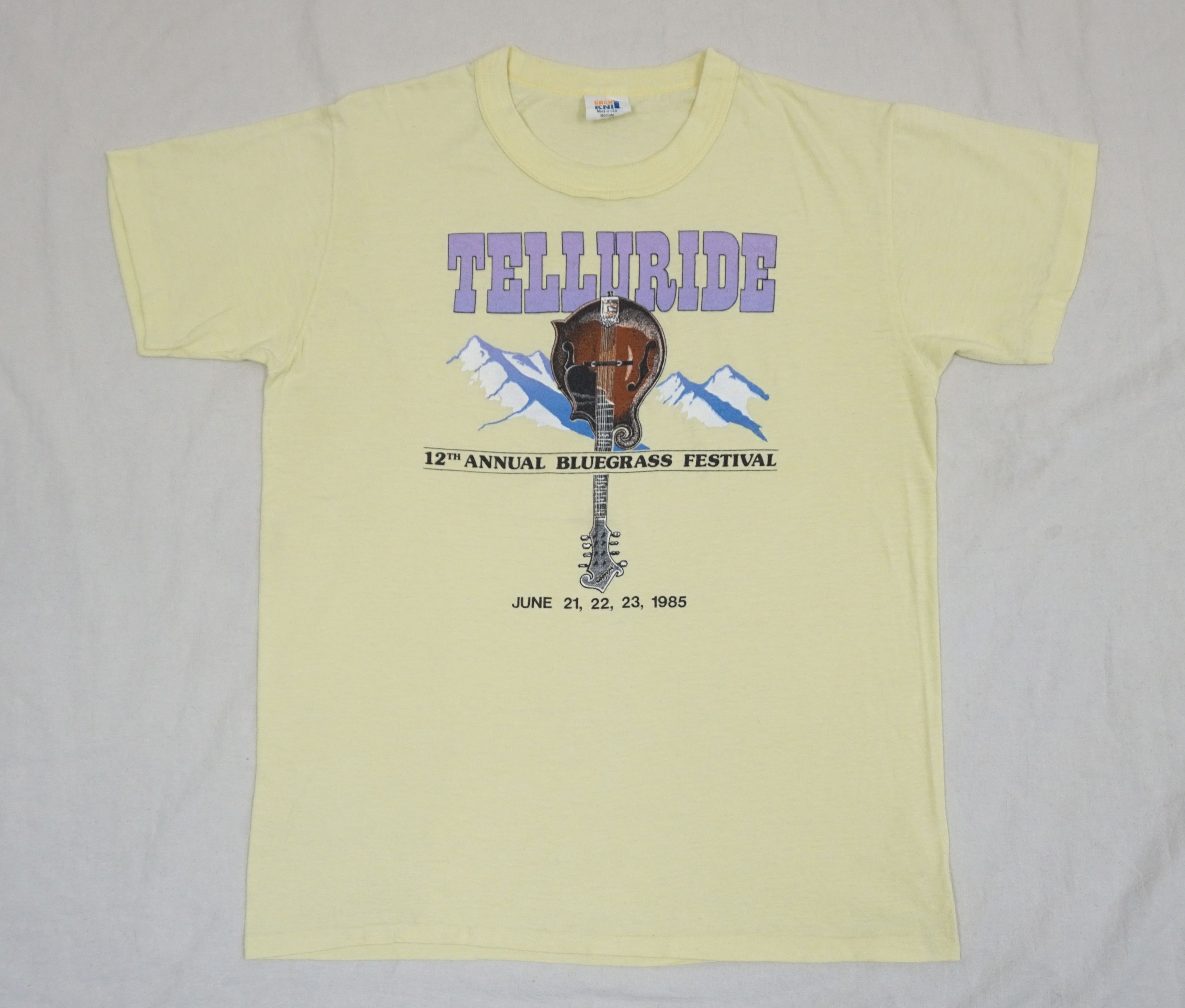 Band Tees × Vintage 80's Telluride "12th Annual Bluegrass Festival" T-shirt Size US M / EU 48-50 / 2 - 1 Thumbnail