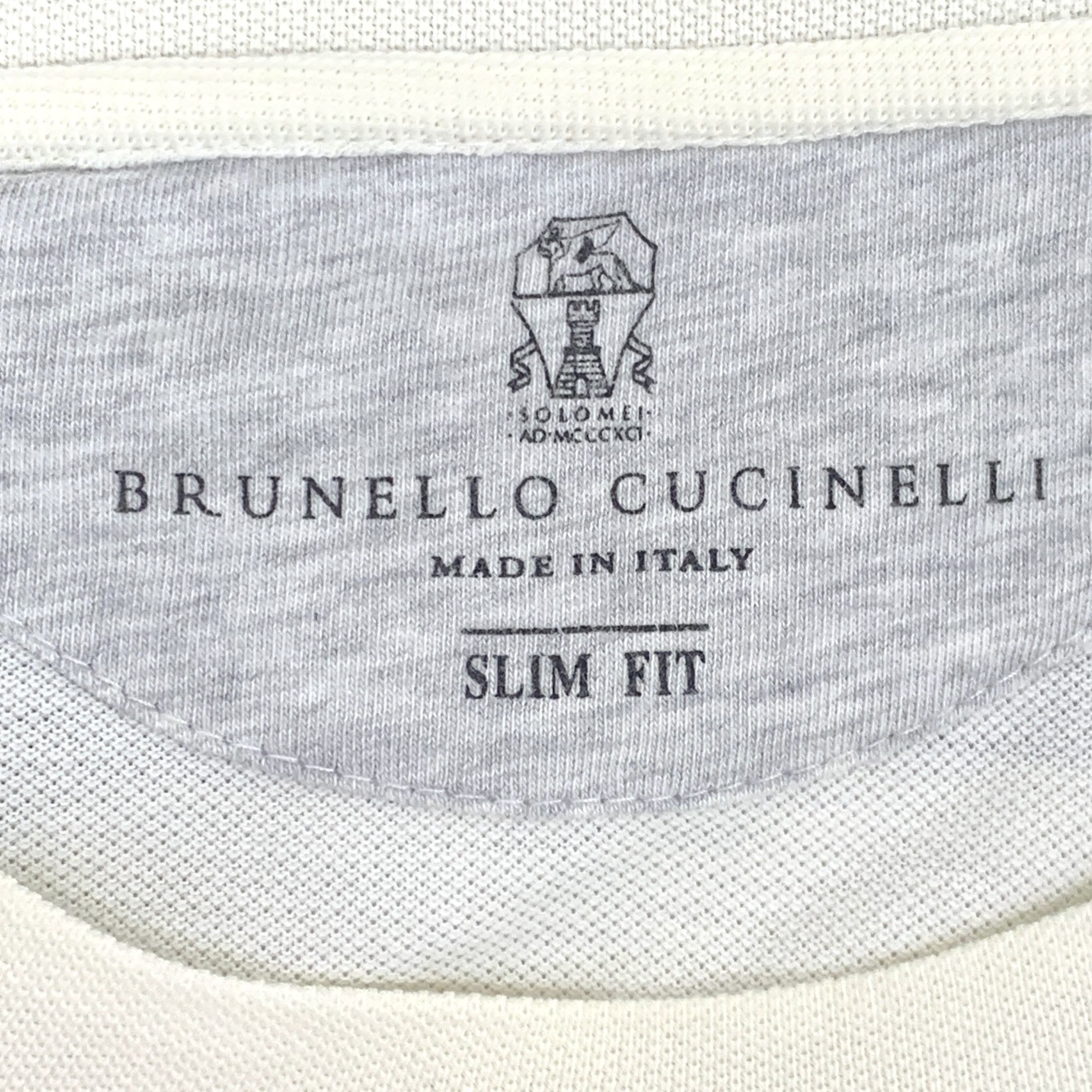 Brunello Cucinelli Brunello Cucinelli Logo Embroidered T-Shirt Multicolor (M) Size US M / EU 48-50 / 2 - 5 Thumbnail