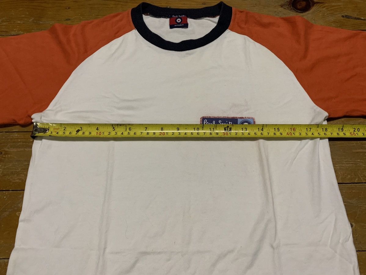 Designer × Paul Smith Hype 90s Paul Smith Sport Ringer Raglan Tee Size US S / EU 44-46 / 1 - 7 Thumbnail