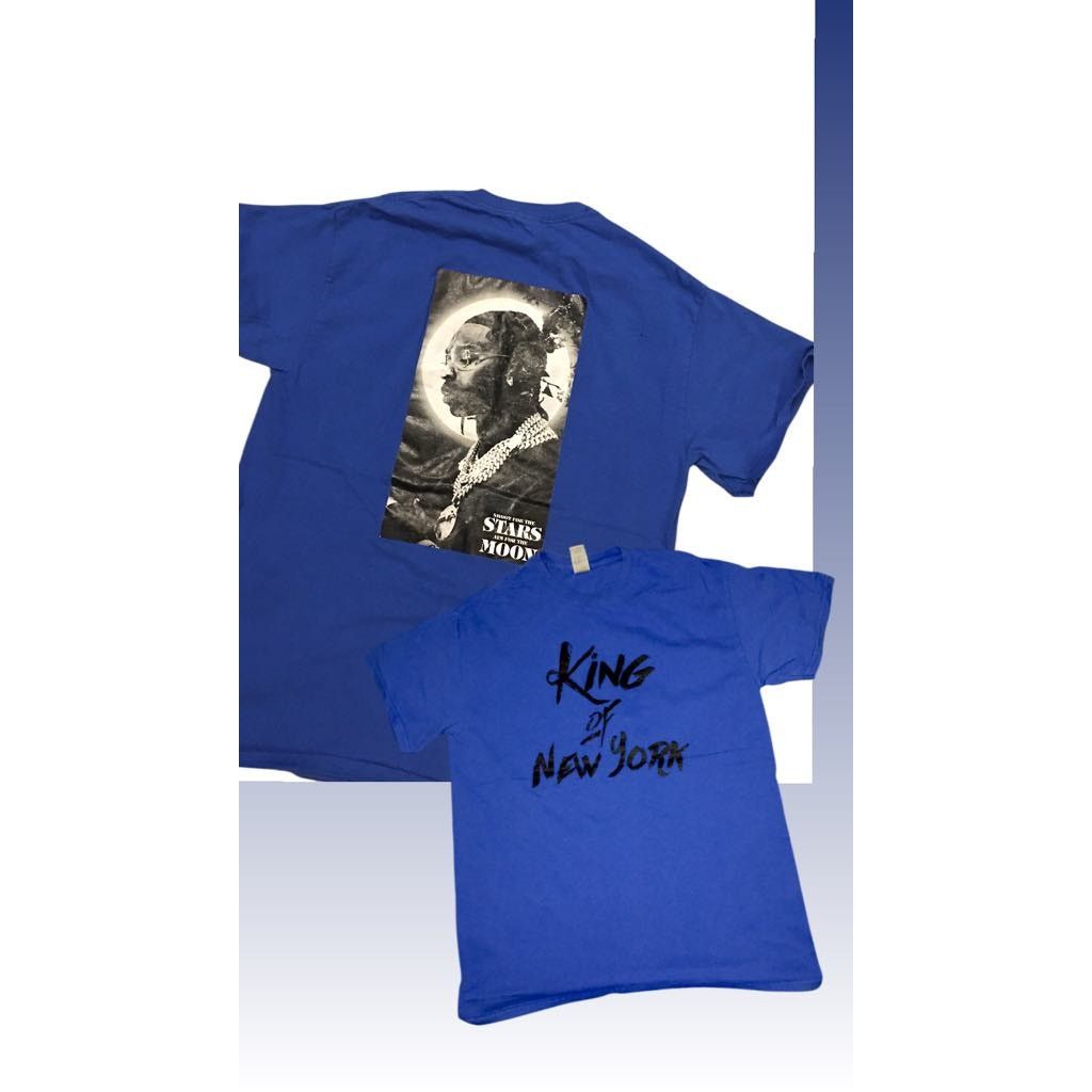 Other Pop Smoke King Of New York T-Shirt Blue Hip Hop Rap Medium Size US M / EU 48-50 / 2 - 4 Thumbnail