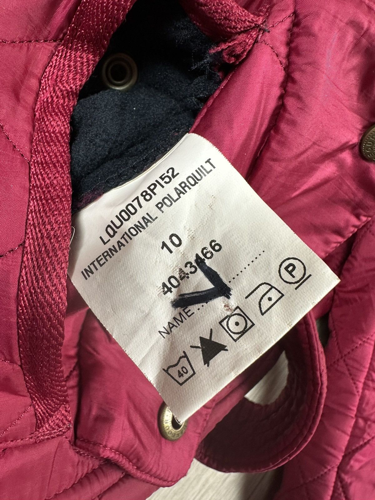 Barbour × Vintage Barbour INTERNATIONAL Polarquilt Quilted Jacket Preppy Style Size M / US 6-8 / IT 42-44 - 13 Thumbnail