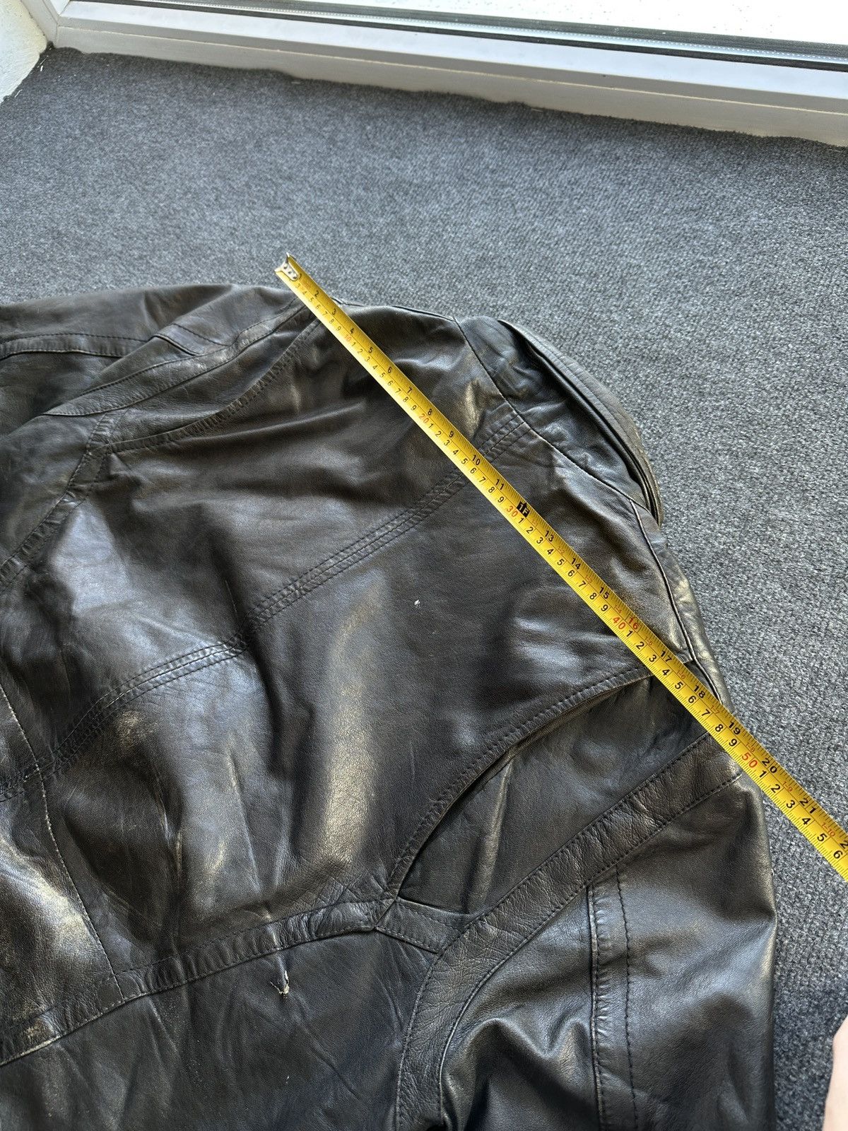 Other 🚨VNTG LEATHER JACKET AVANT GARDE WESTERN BLACK MOTO Size US L / EU 52-54 / 3 - 15 Thumbnail