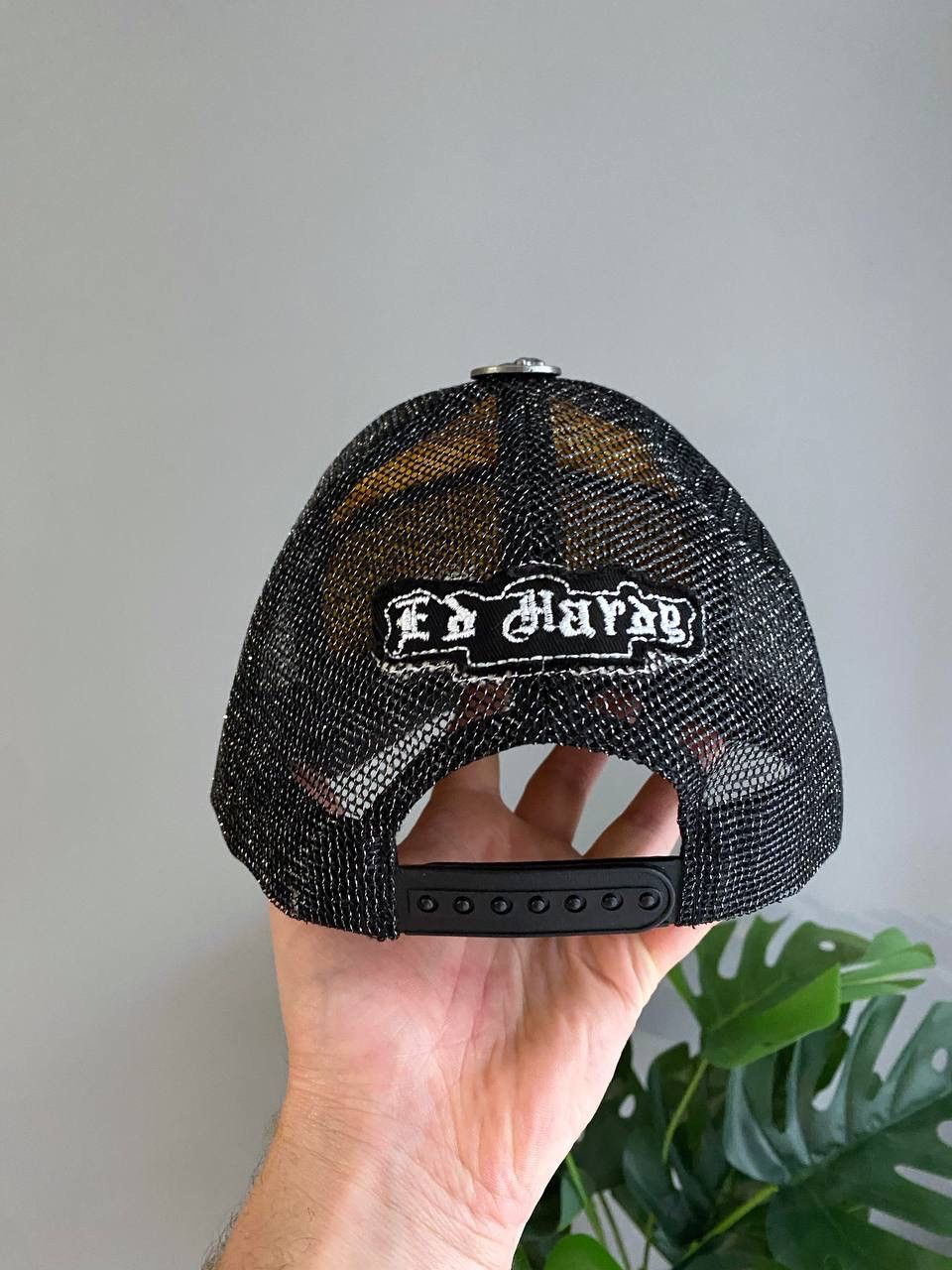 Ed Hardy Ed Hardy by Christian Audigier Tiger Logo Trucker Cap, OS Size ONE SIZE - 5 Thumbnail
