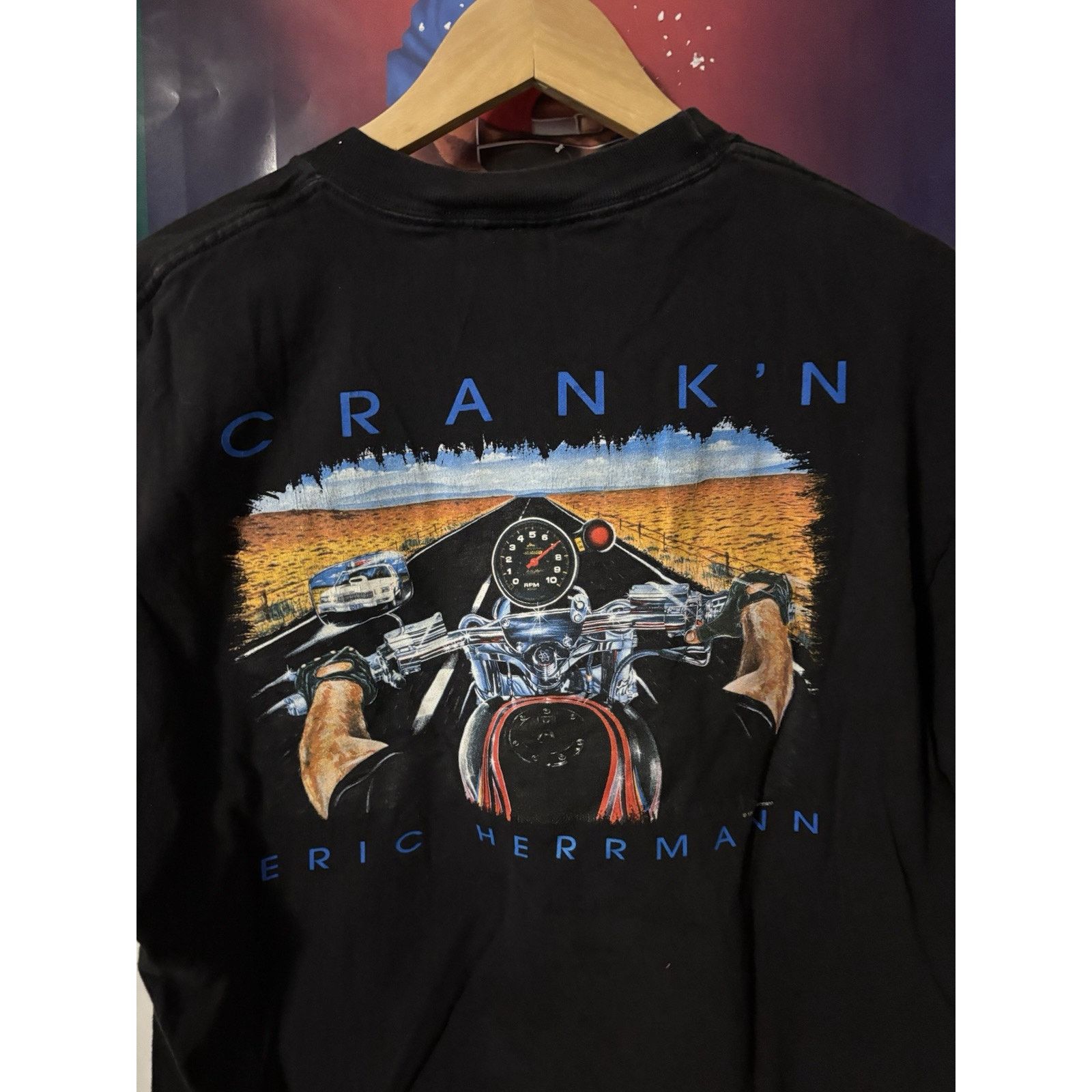 Other ricks cycles black motorcycle Eric Herman Cranks Rare 90s L Size US XL / EU 56 / 4 - 3 Thumbnail