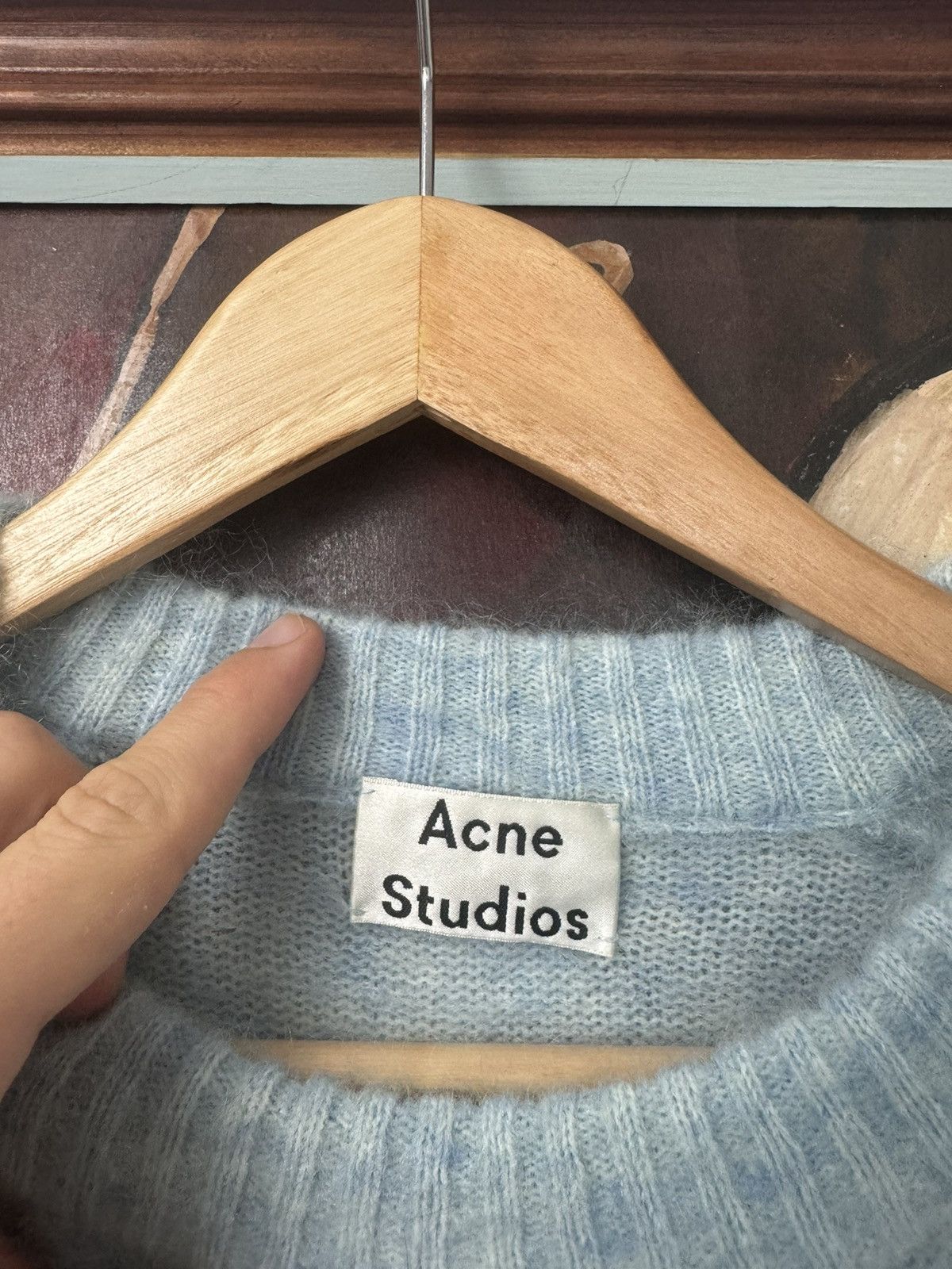 Acne Studios Acne Studios Albah Mohair Oversize Luxury Sweater Striped Size US M / EU 48-50 / 2 - 4 Thumbnail