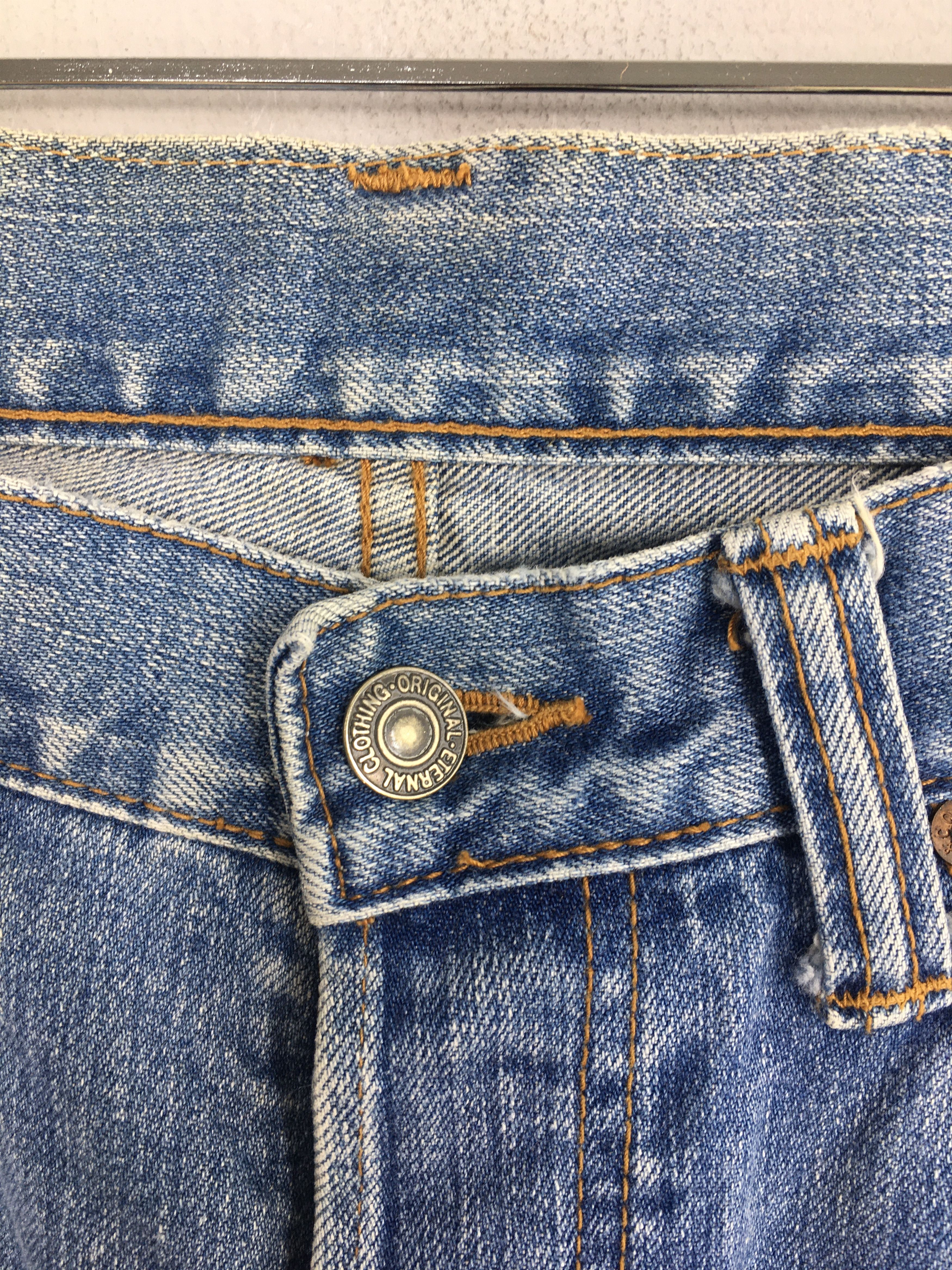 Eternal Size 31x31.5 Vintage Eternal Low Rise Distressed Jeans S551 Size US 31 - 5 Thumbnail